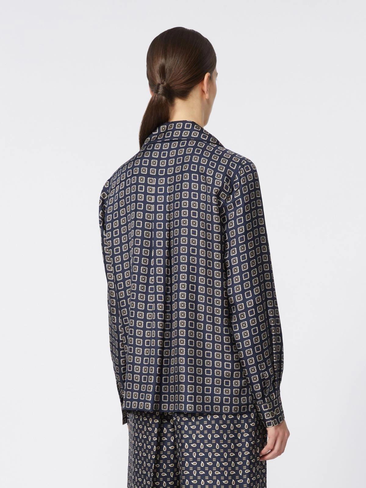 MXMDISCO<BR/>Camicia semiaderente in seta stampata MXMDISCO 002 MAX MARA