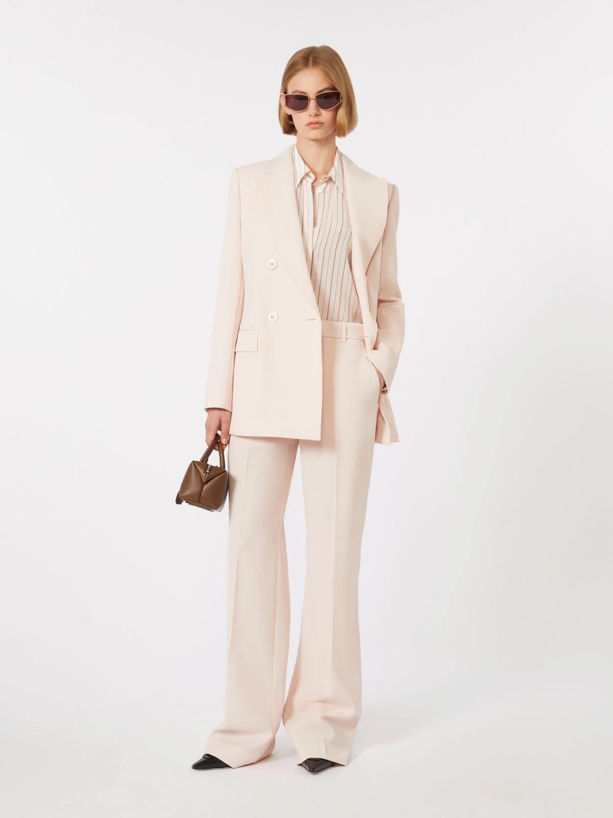 MSTQUASAR<BR/>Pantalone in lana crêpe - Rosa<BR/> MSTQUASAR 047 MAX MARA STUDIO