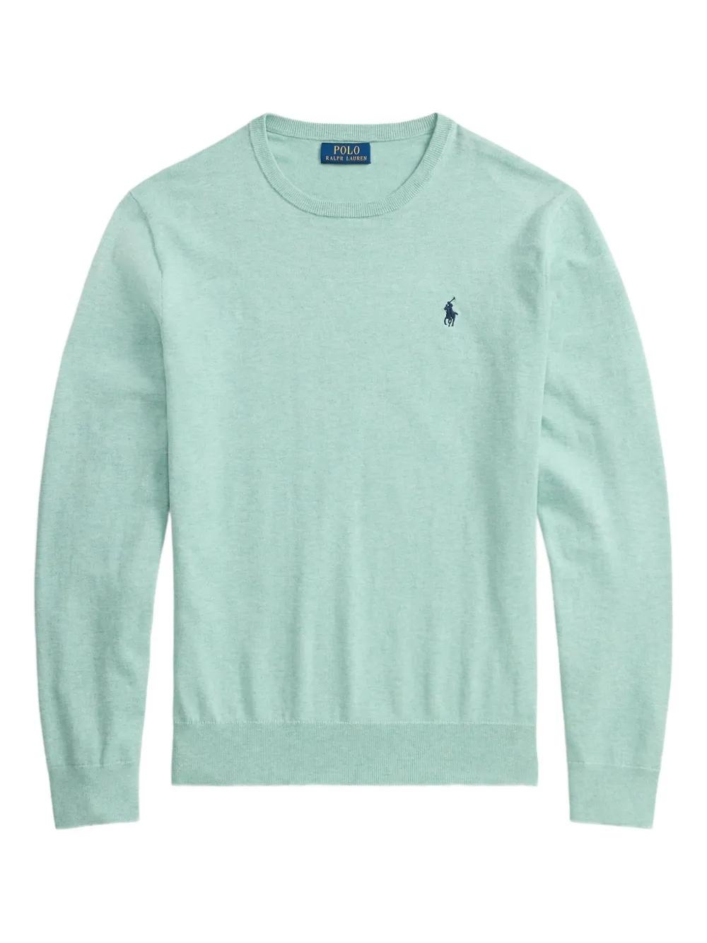 Maglia in cotone effetto texture 710890558 513 RALPH LAUREN