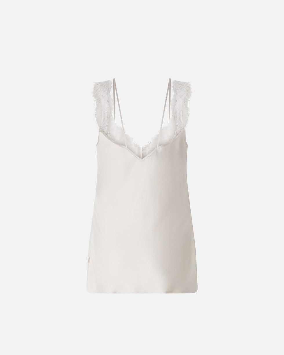 Top lingerie con pizzo<BR/> 106623A385 P97 PINKO