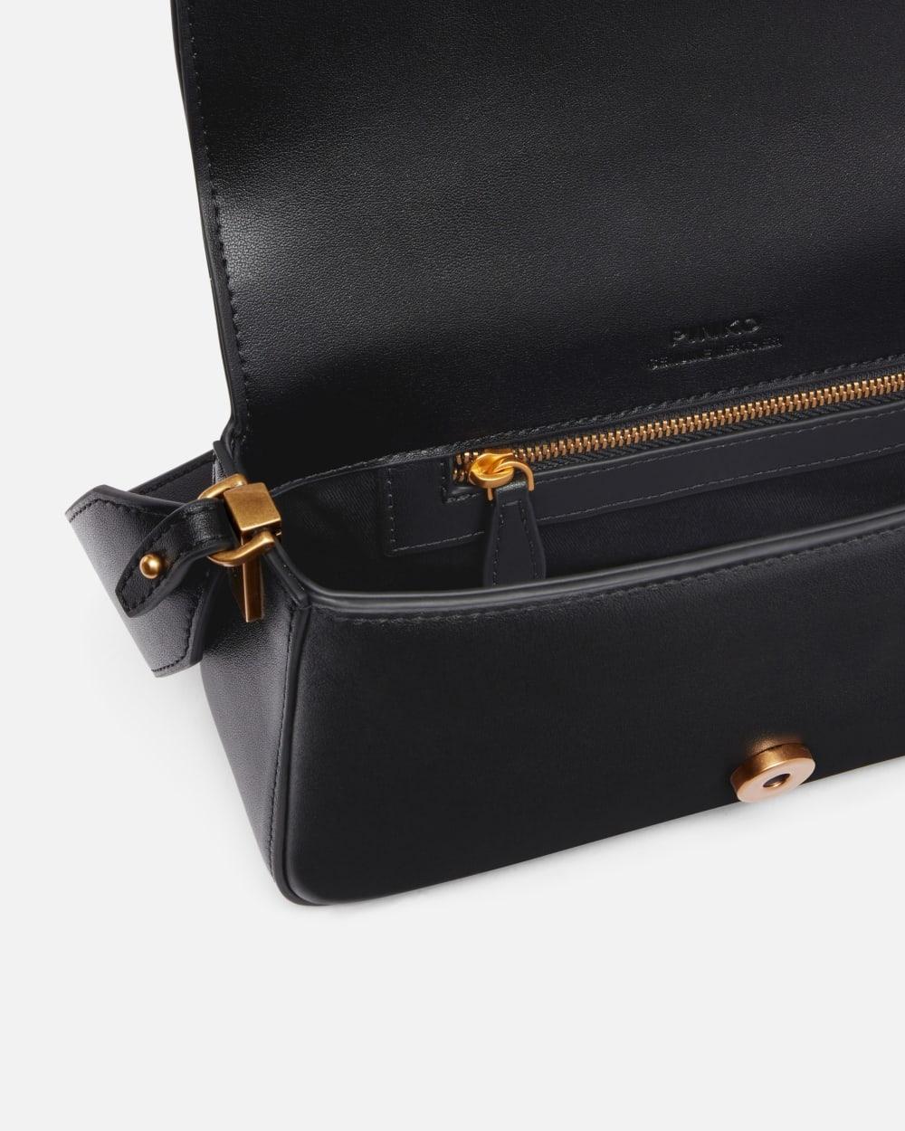 Borsa a tracolla morbida Mini Love Bag in pelle