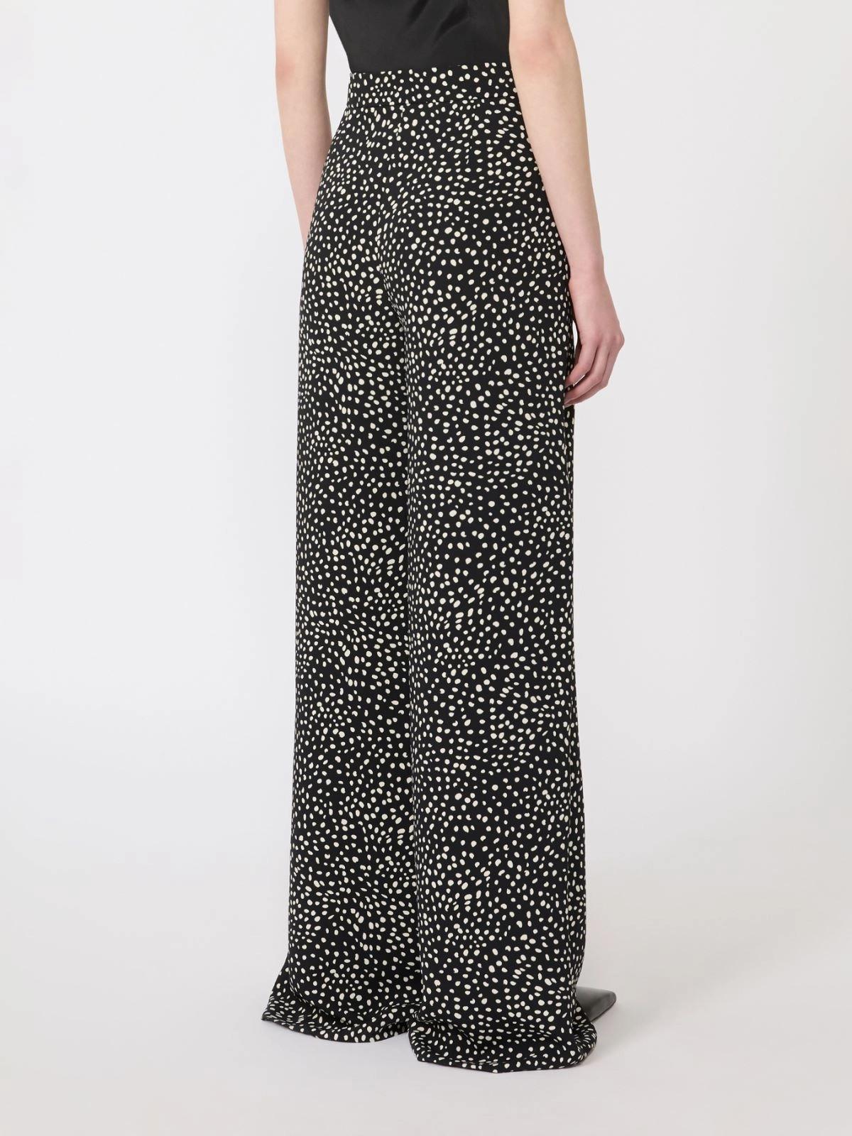 MSTFRESCO<BR/>Pantalone in sablé stampato MSTFRESCO 002 MAX MARA CAPSULE