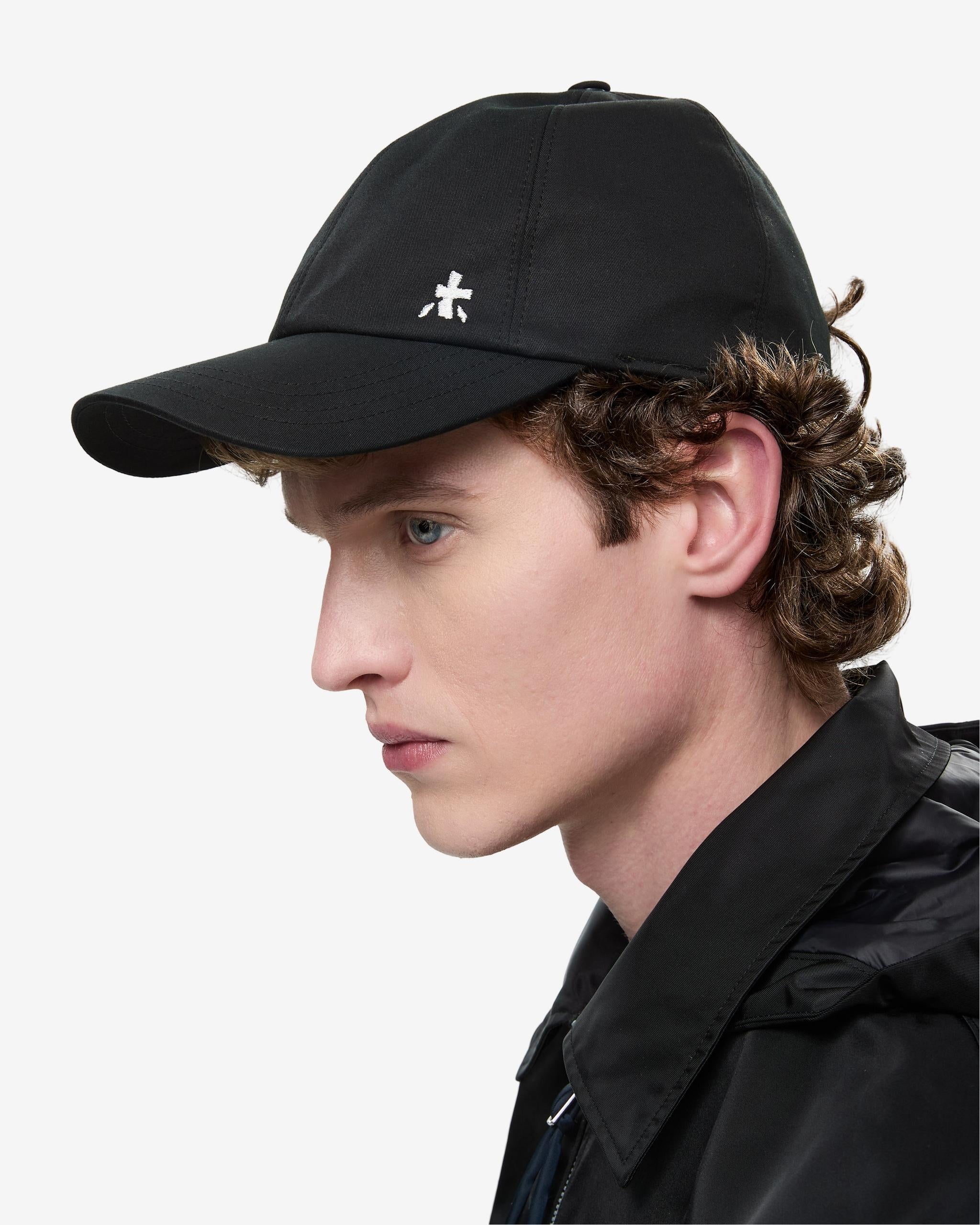 Cappello da baseball in cotone<BR/> BALL BLACK PREMIATA