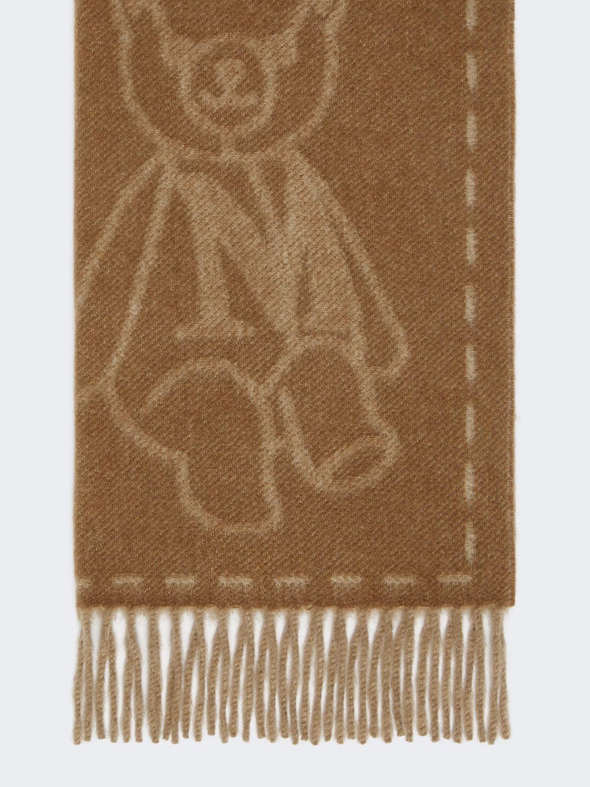 Stola in cachemire jacquard WSTEDDYCAME 004 MAX MARA ACCESSORI