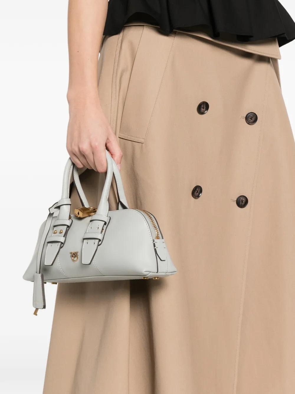 Borsa piccola a mano Escape Bag in pelle<BR/> 105334A0QO K32Q PINKO