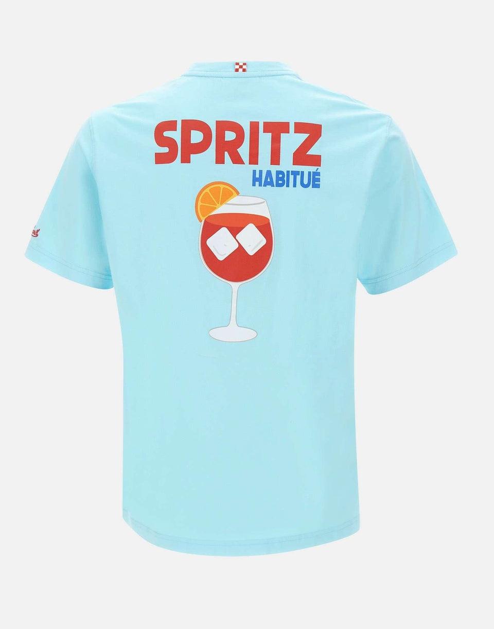 T-shirt "Portland Spritz Postcard"<BR/> PRL0002 00317L MC2 SAINT BARTH
