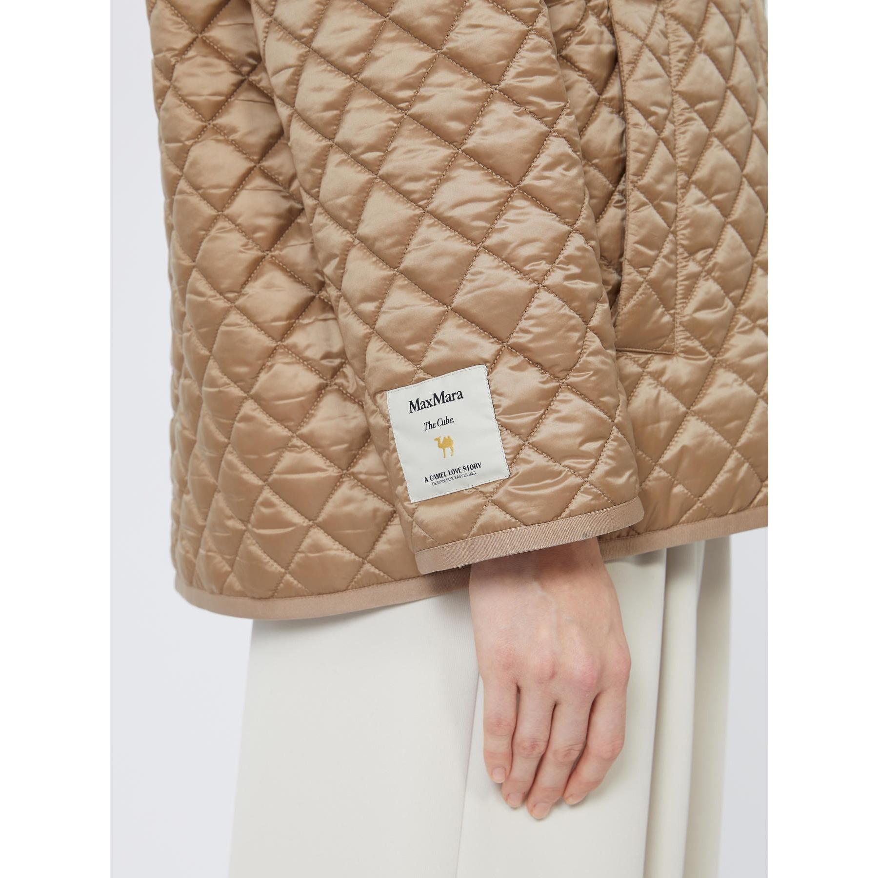 Giacca imbottita reversibile in tela antigoccia LEO 023 MAX MARA THE CUBE