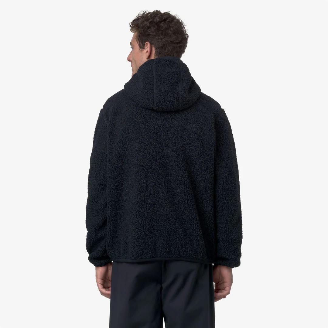 JACK SHERPA POLAR REVERSIBLE<BR/>BLUE DEPTH-BLUE DEPTH<BR/>Giacca in pile reversibile blu K3132NW A2B K-WAY