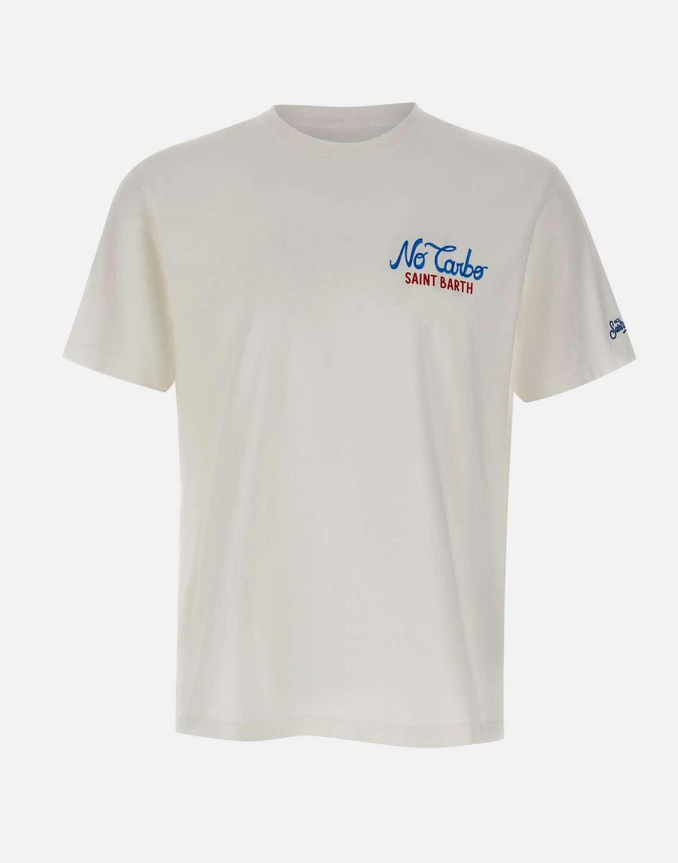 T-shirt "Portland No Carbo"<BR/> PRL0002 00935L MC2 SAINT BARTH
