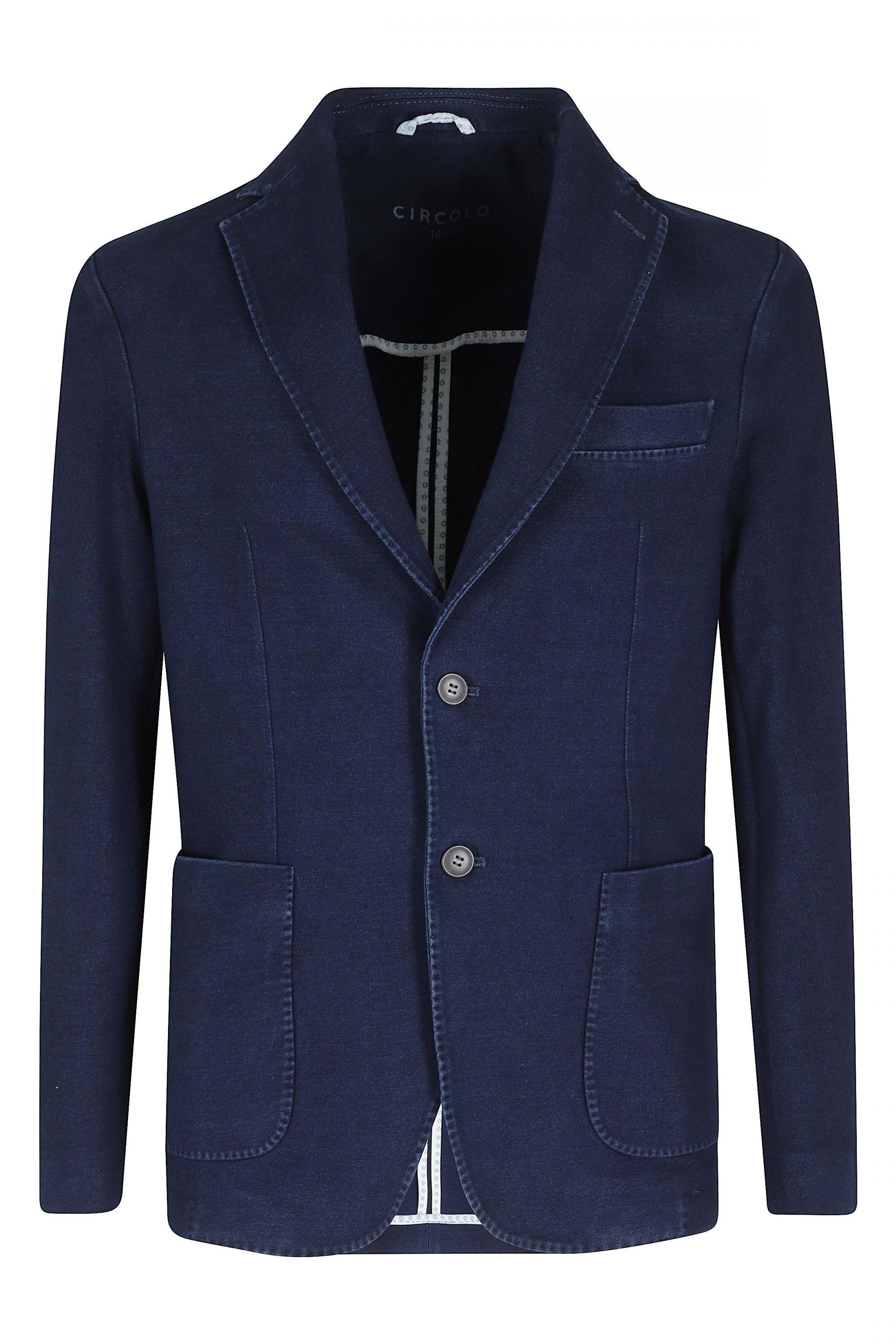Blazer Monopetto Indaco<BR/> CN5221 IND CIRCOLO 1901