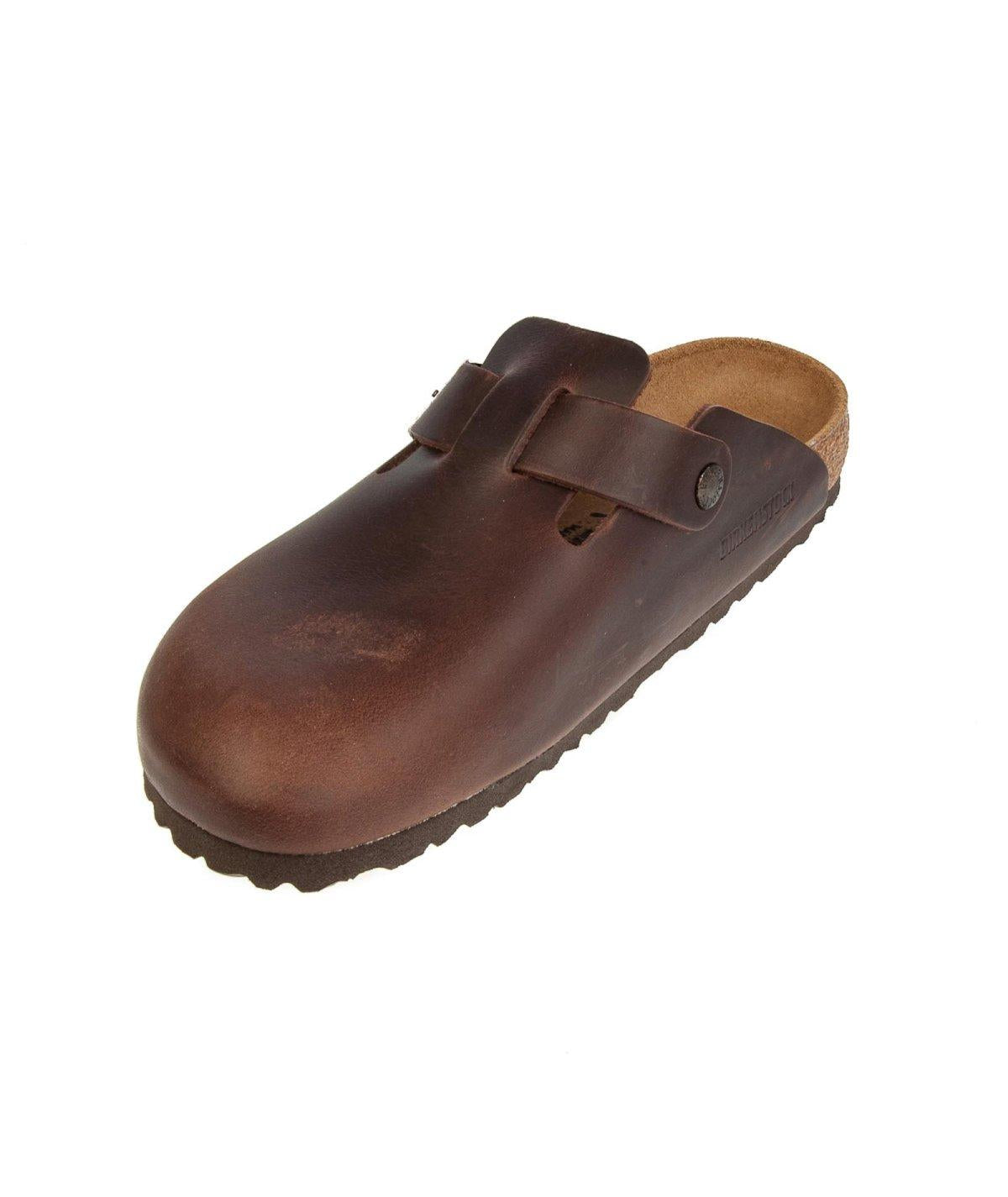 Sabot Boston in pelle oleata
