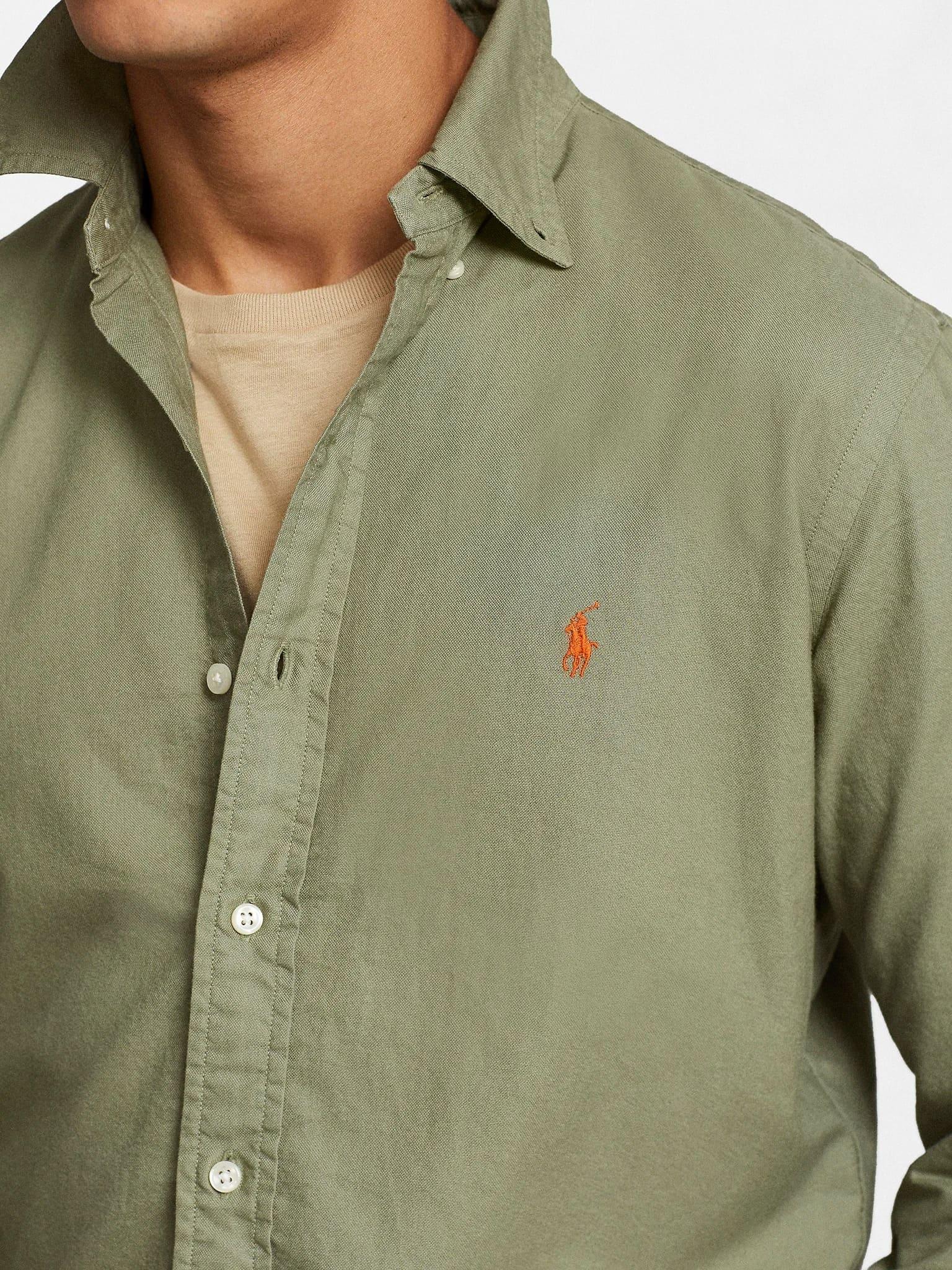 Camicia uomo Oxford in cotone