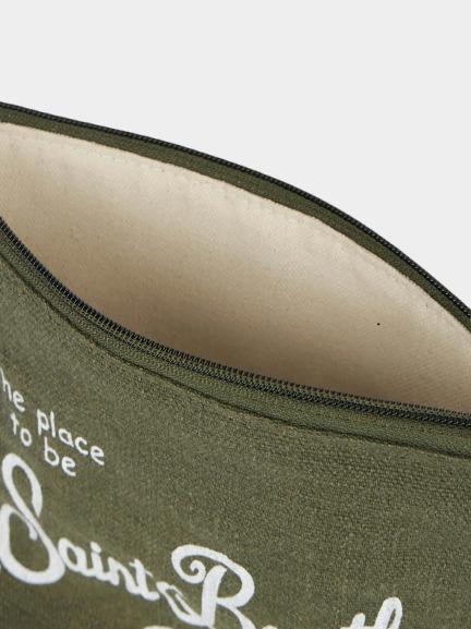 Pochette Aline in lino ALI0004 01189H MC2 SAINT BARTH