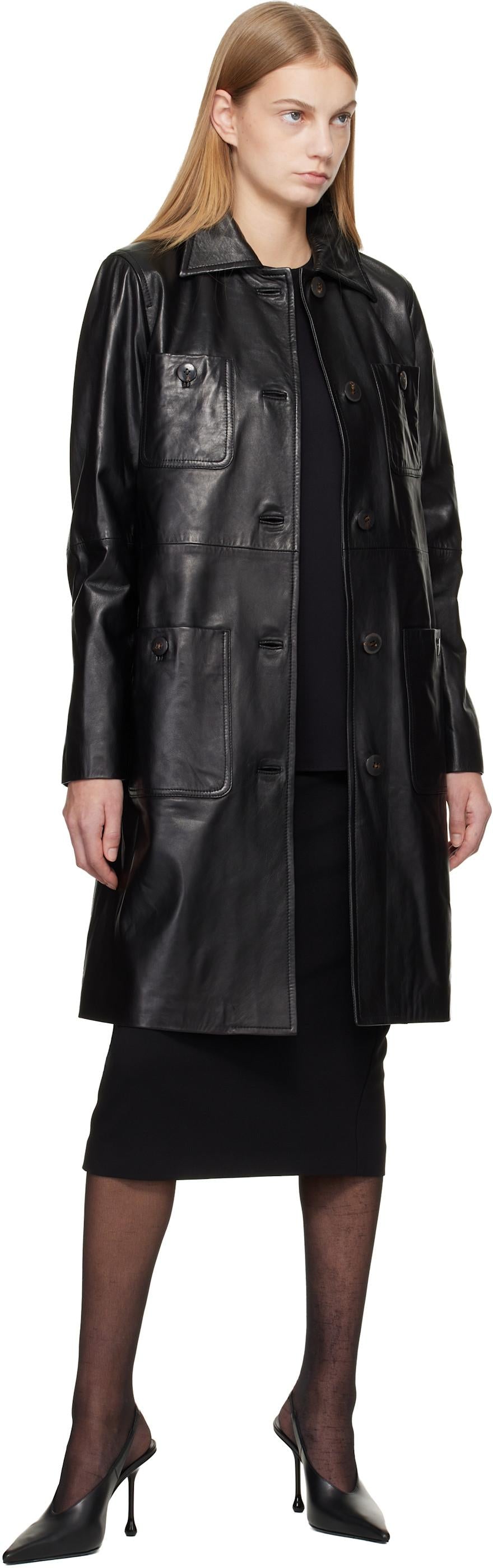 MSTAMACA<BR/>Soprabito in pelle MSTAMACA 003 MAX MARA STUDIO