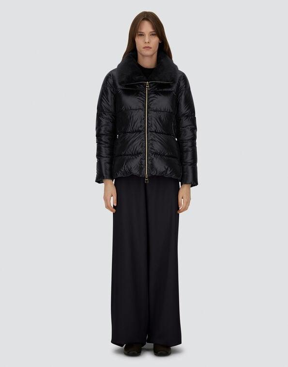 GIACCA IN NYLON ULTRALIGHT E LADY ALTERNATIVE FUR<BR/> PI001923D12017Z 9300 HERNO