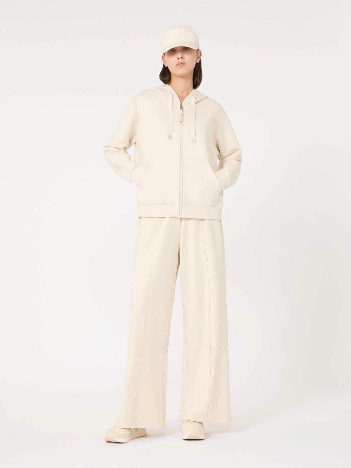 Felpa con zip in cotone CANE 001 WEEKEND