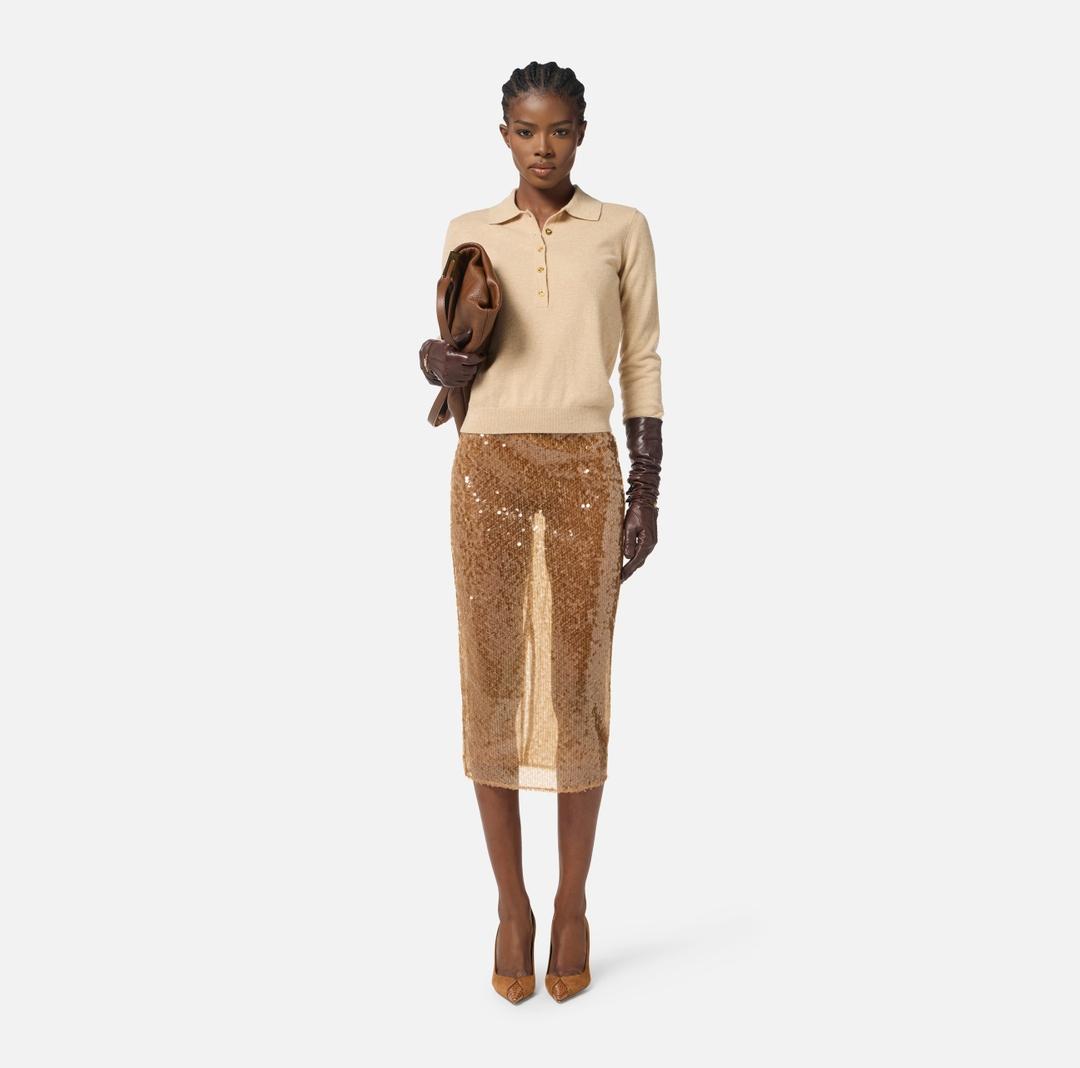 Maglia in misto cachemire MK31S57E2 EN1 ELISABETTA FRANCHI