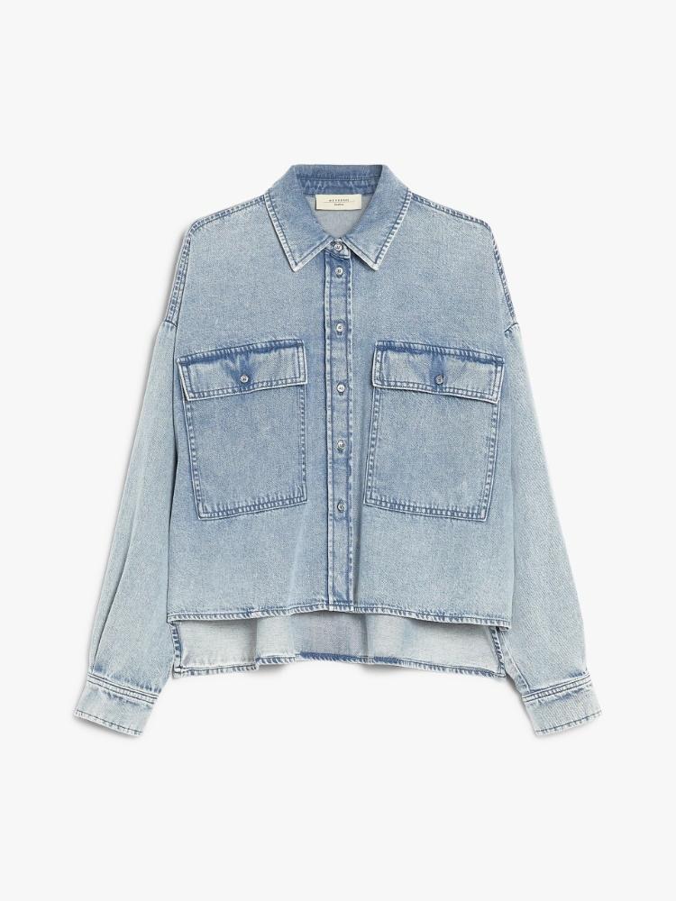 Camicia donna in denim con tasconi ZEMIRA 038 WEEKEND