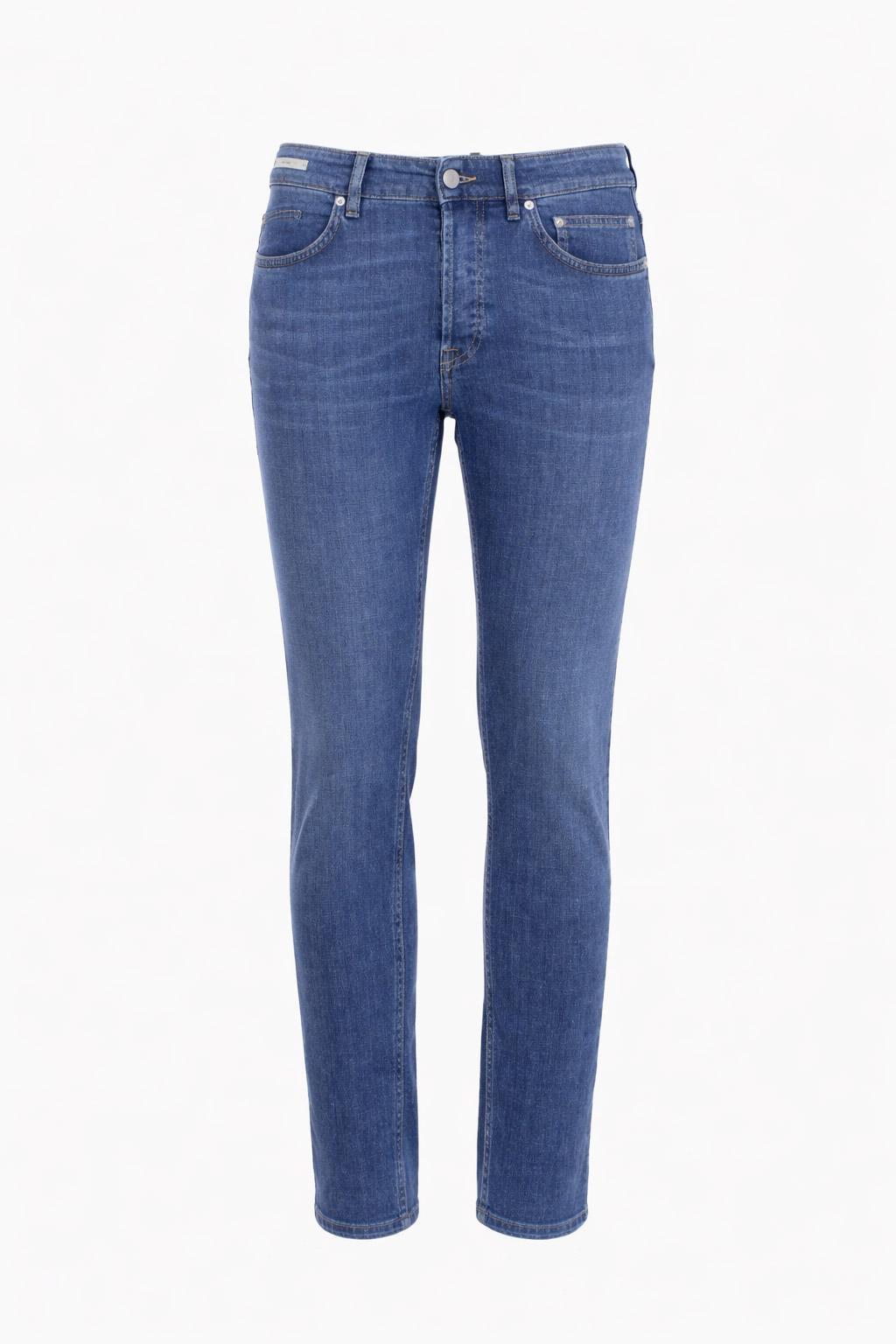 Jeans Uomo 5 Tasche Denim Stretch Used D0050 N SIVIGLIA