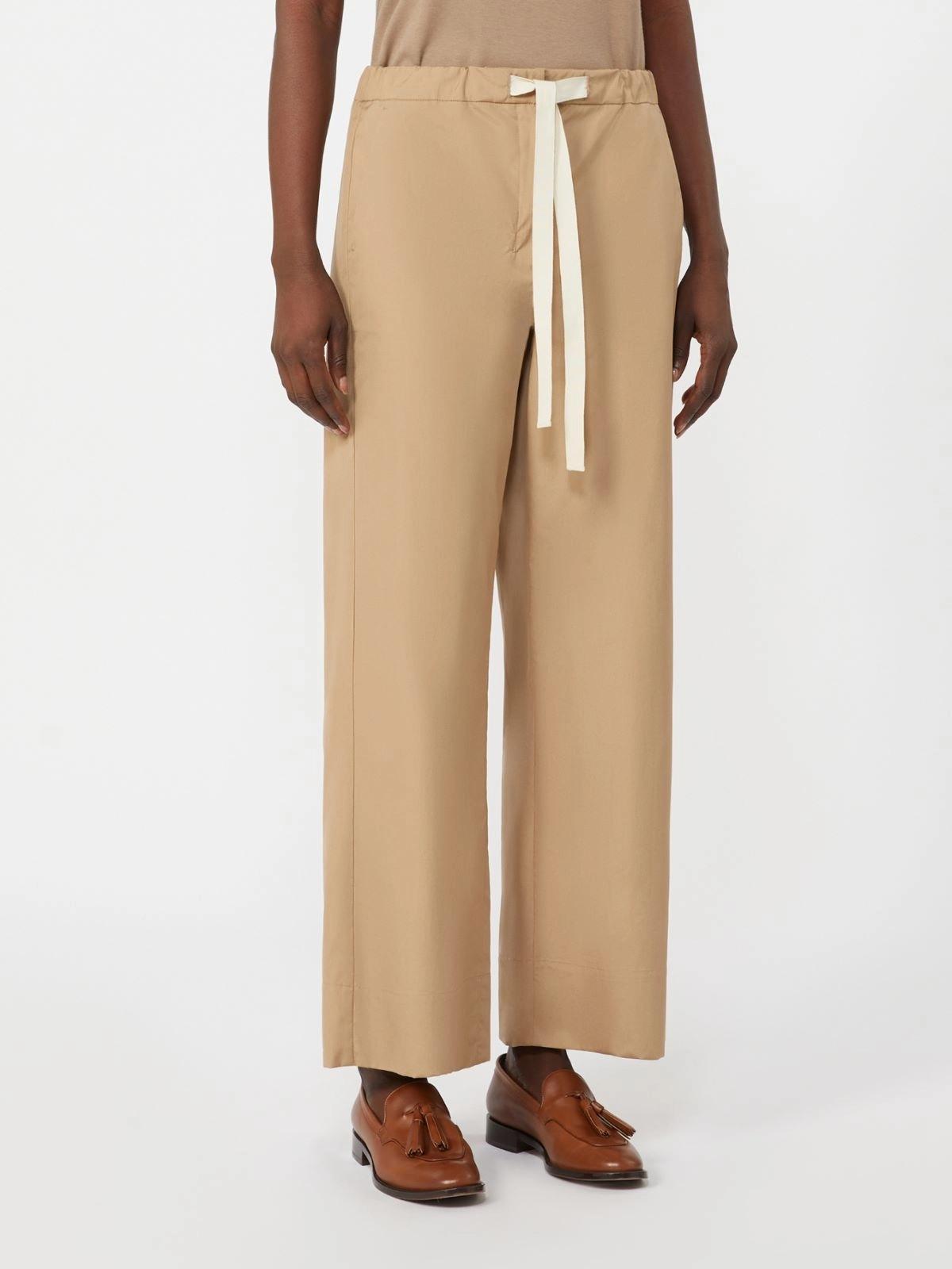 SMMARGENTO<BR/>Pantalone coulisse in cotone - Deserto<BR/> SMMARGENTO 022 S MAX MARA 2