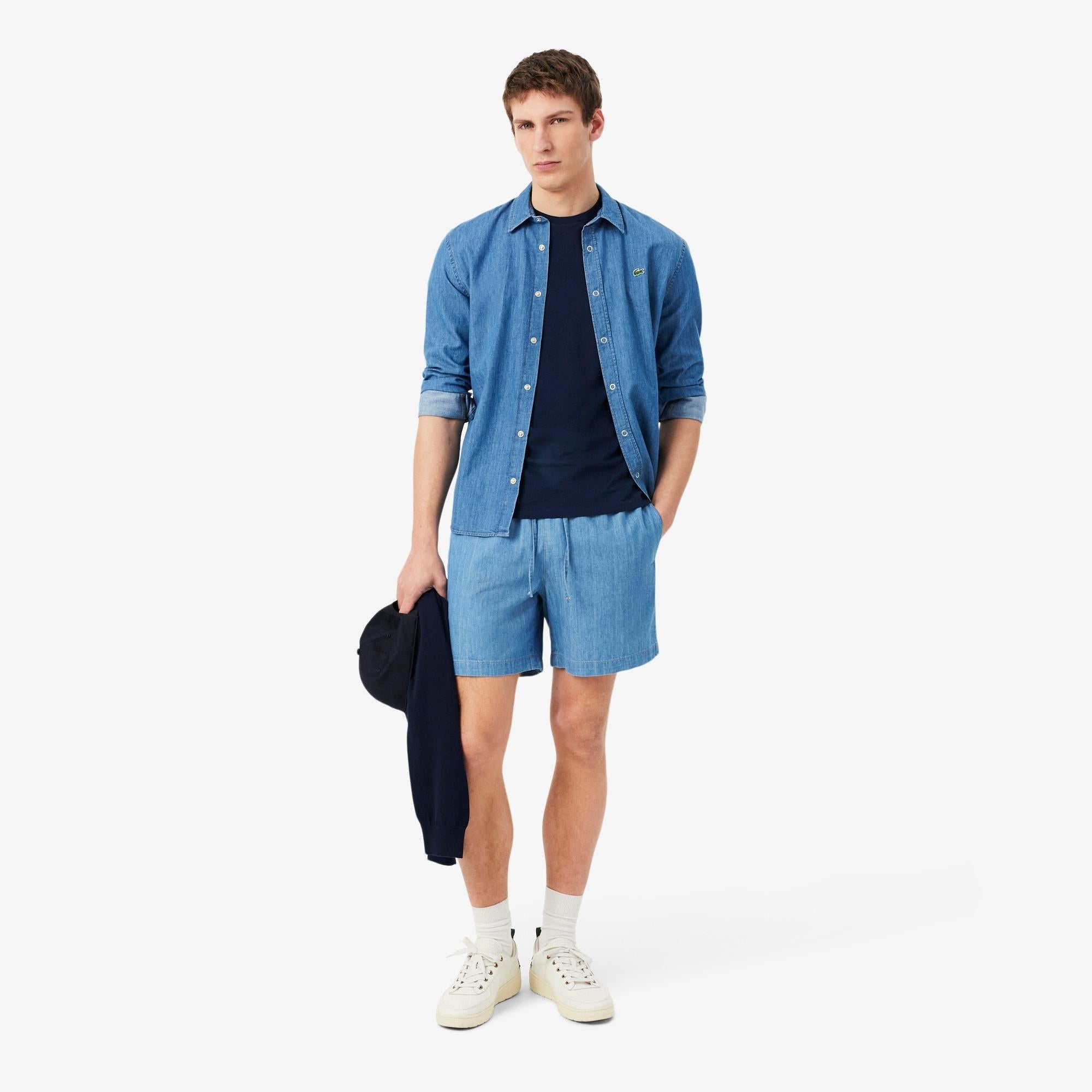 T-shirt in cotone Pima TH6709 166 LACOSTE