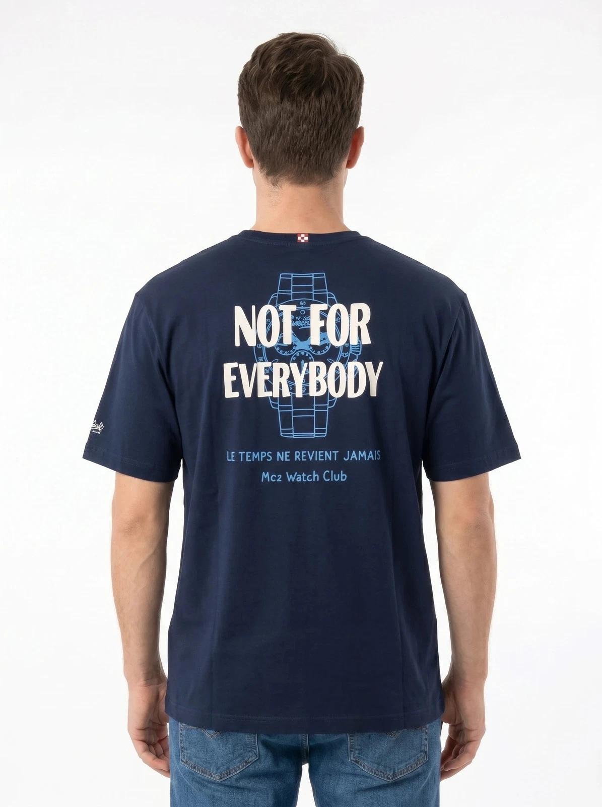 T-shirt in cotone con stampa DLR0001 04234L MC2 SAINT BARTH
