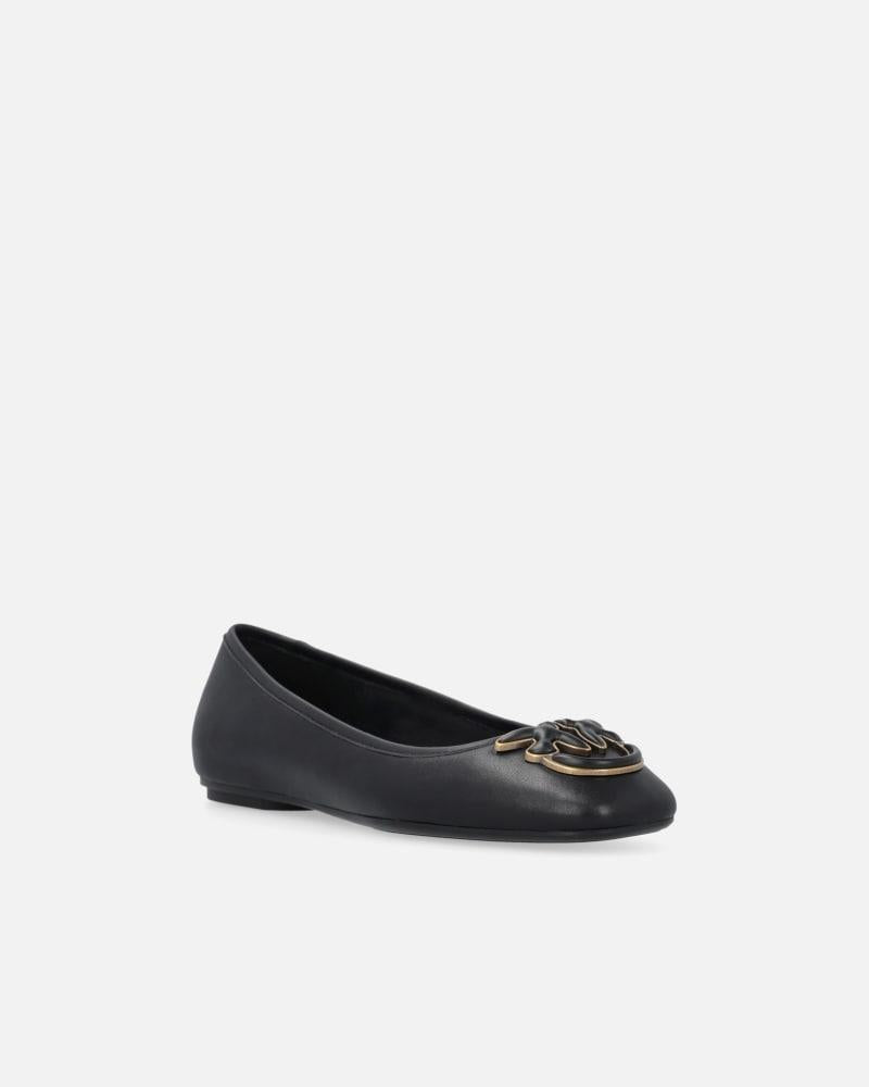 Ballerine flat in nappa con logo Love Birds SD0379P003 Z99 PINKO
