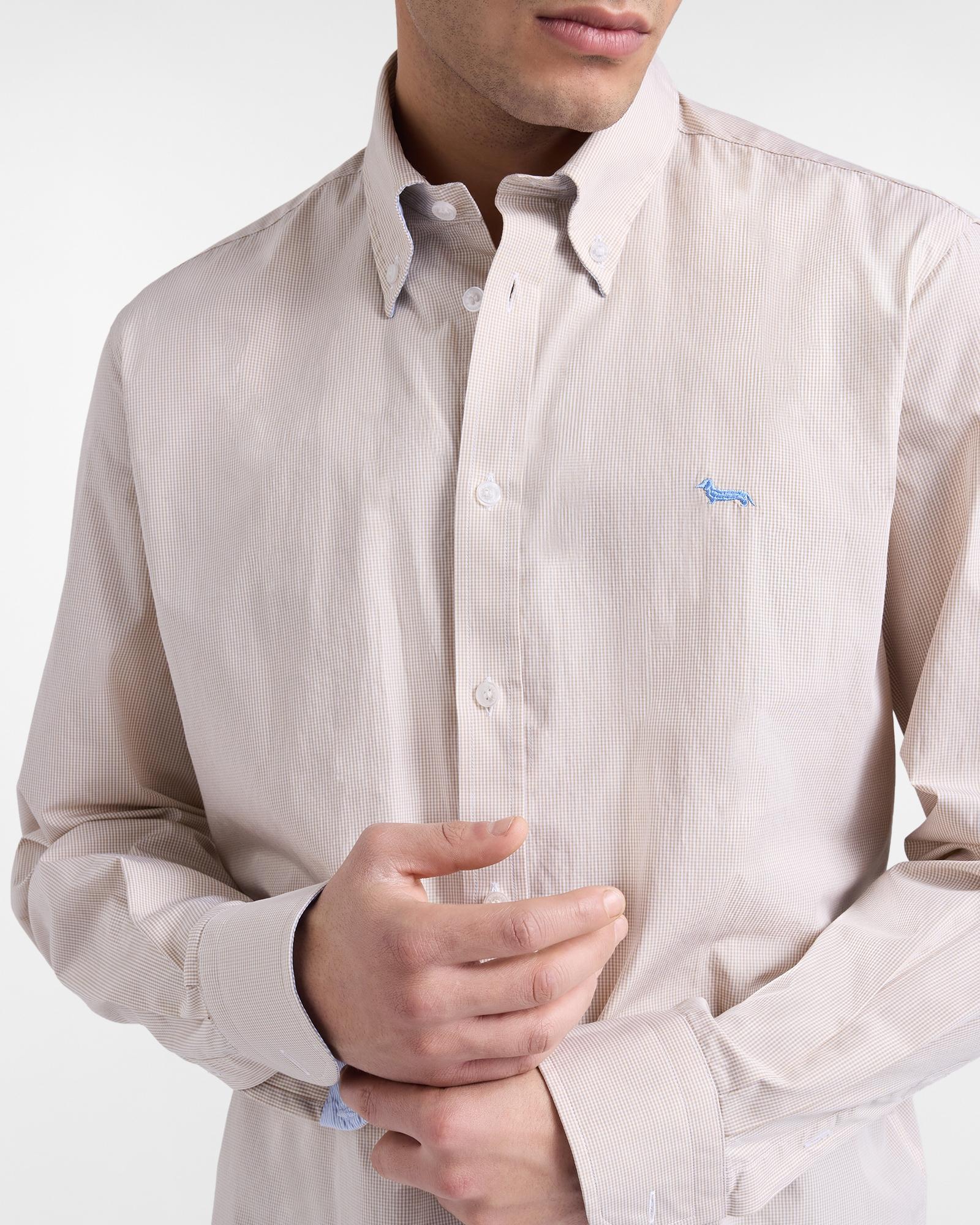 Camicie micro check regular fit<BR/> CRQ074013438B 221 HARMONT & BLAINE