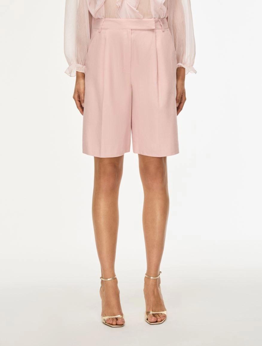 BERMUDA SHORTS IN MISTO LINO IBLCOCCOLE 002 IBLUES