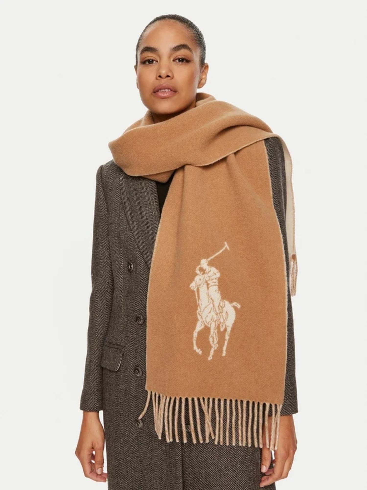 Sciarpa in lana Big Pony 455954331 003 RALPH LAUREN