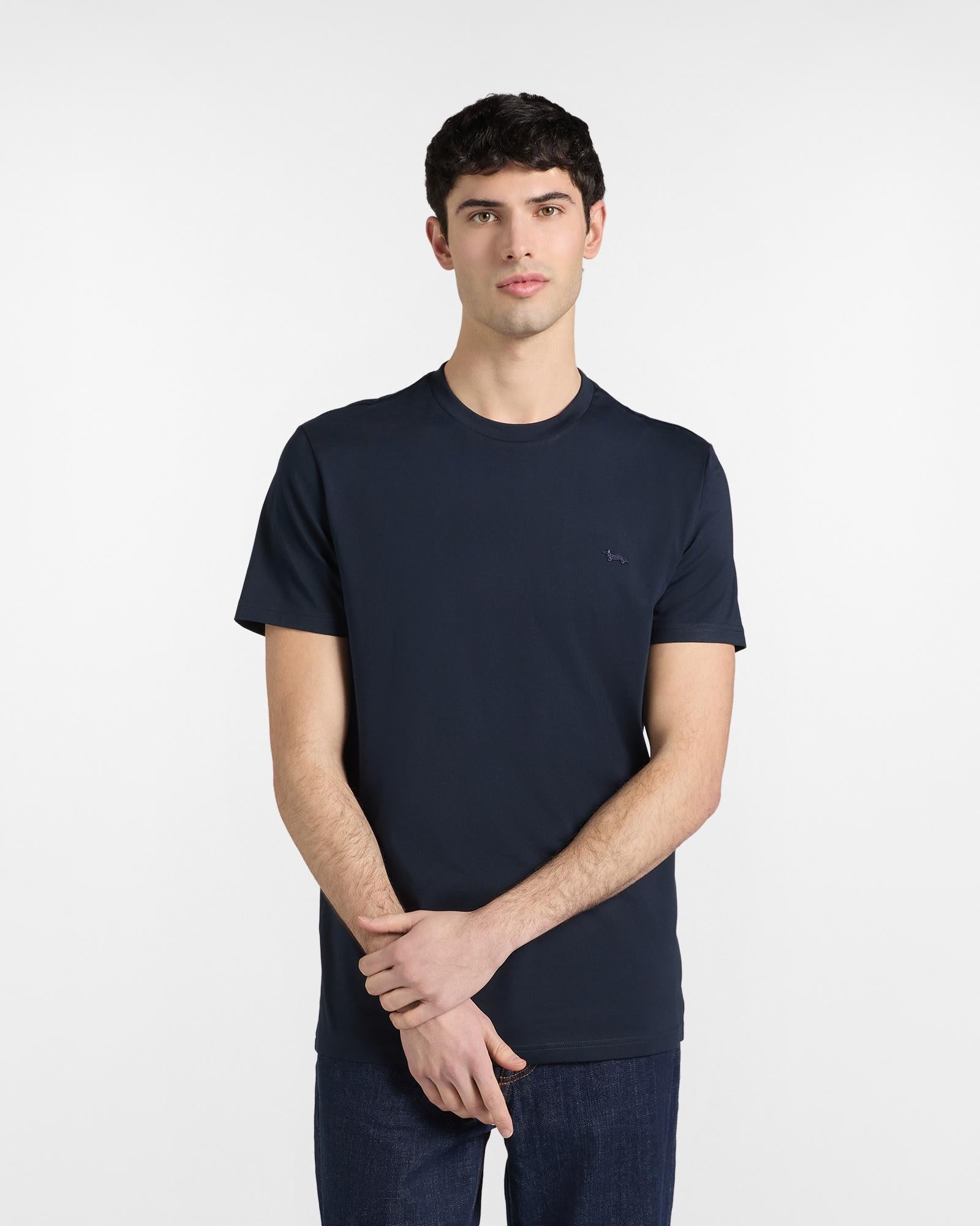T-shirt Uomo in Cotone Premium<BR/> IRQ406021899 801* HARMONT & BLAINE