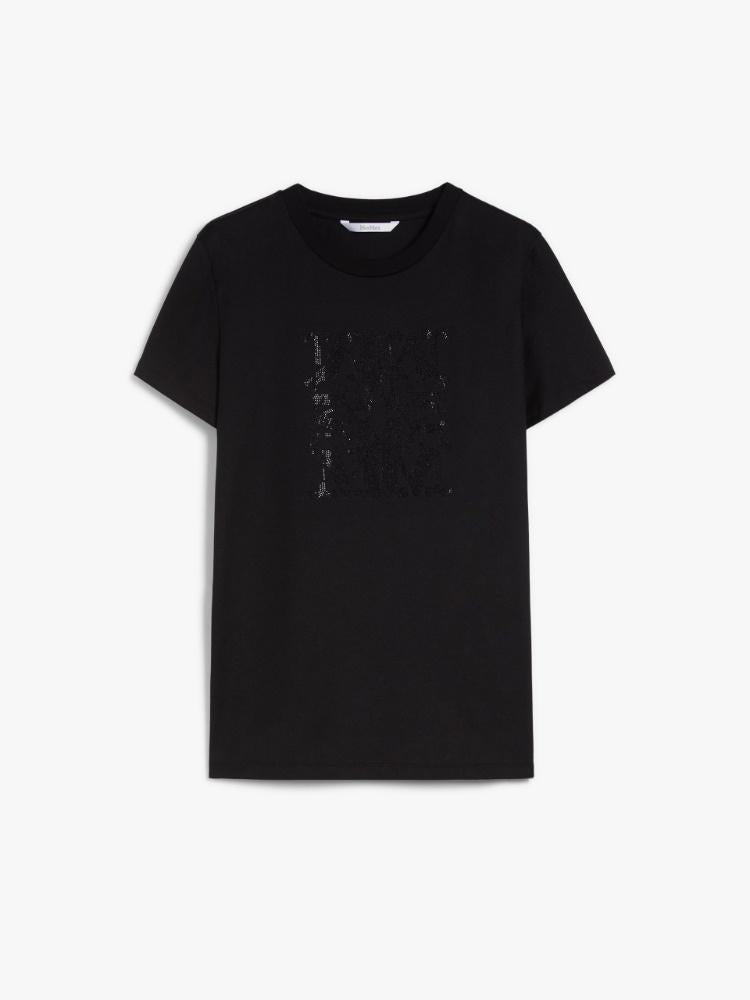 T-shirt MaxMarabesque in cotone<BR/> GIOVANE 016 MAX MARA
