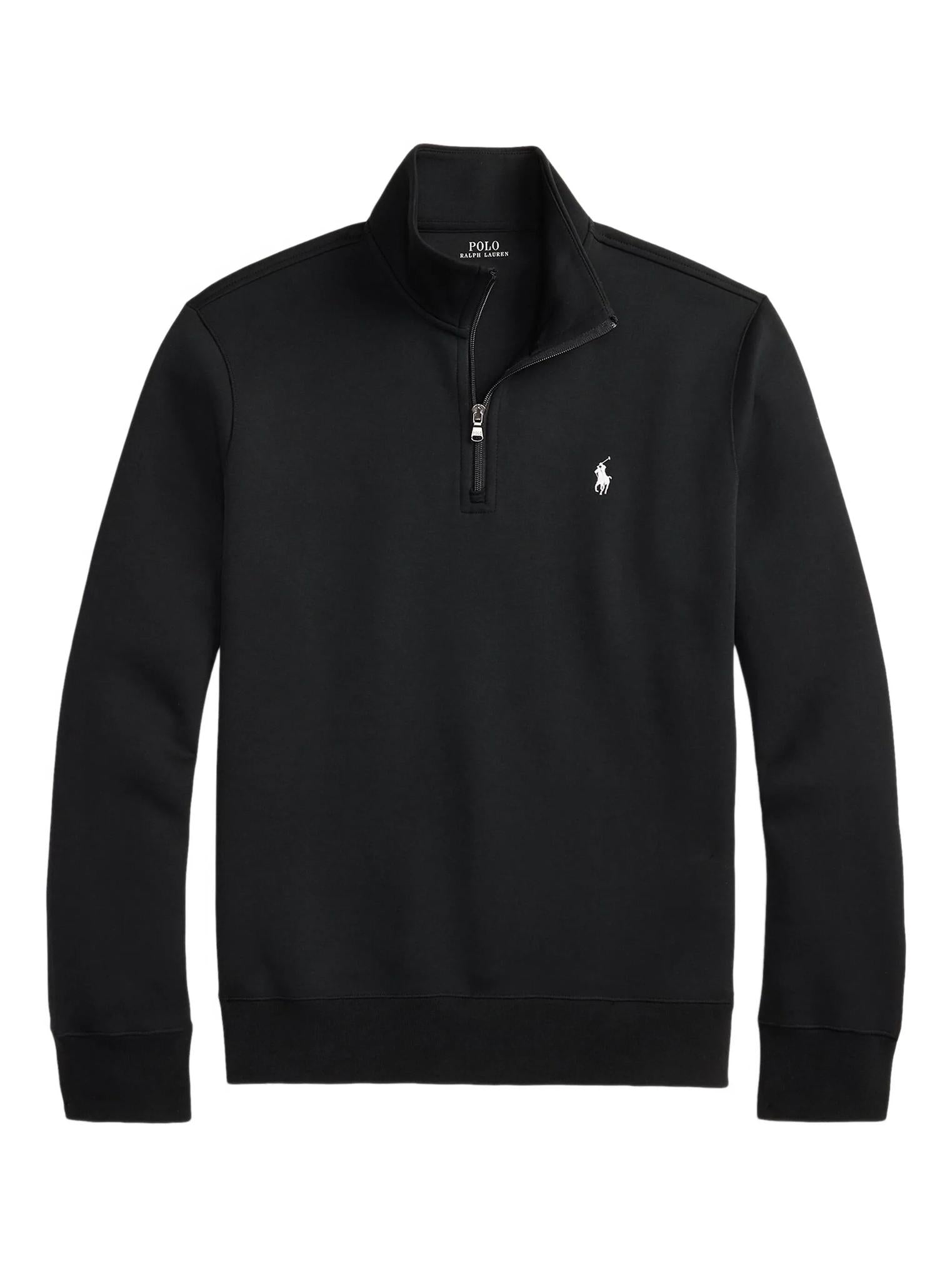 Felpa in cotone a mezza zip 710P06234 001 RALPH LAUREN