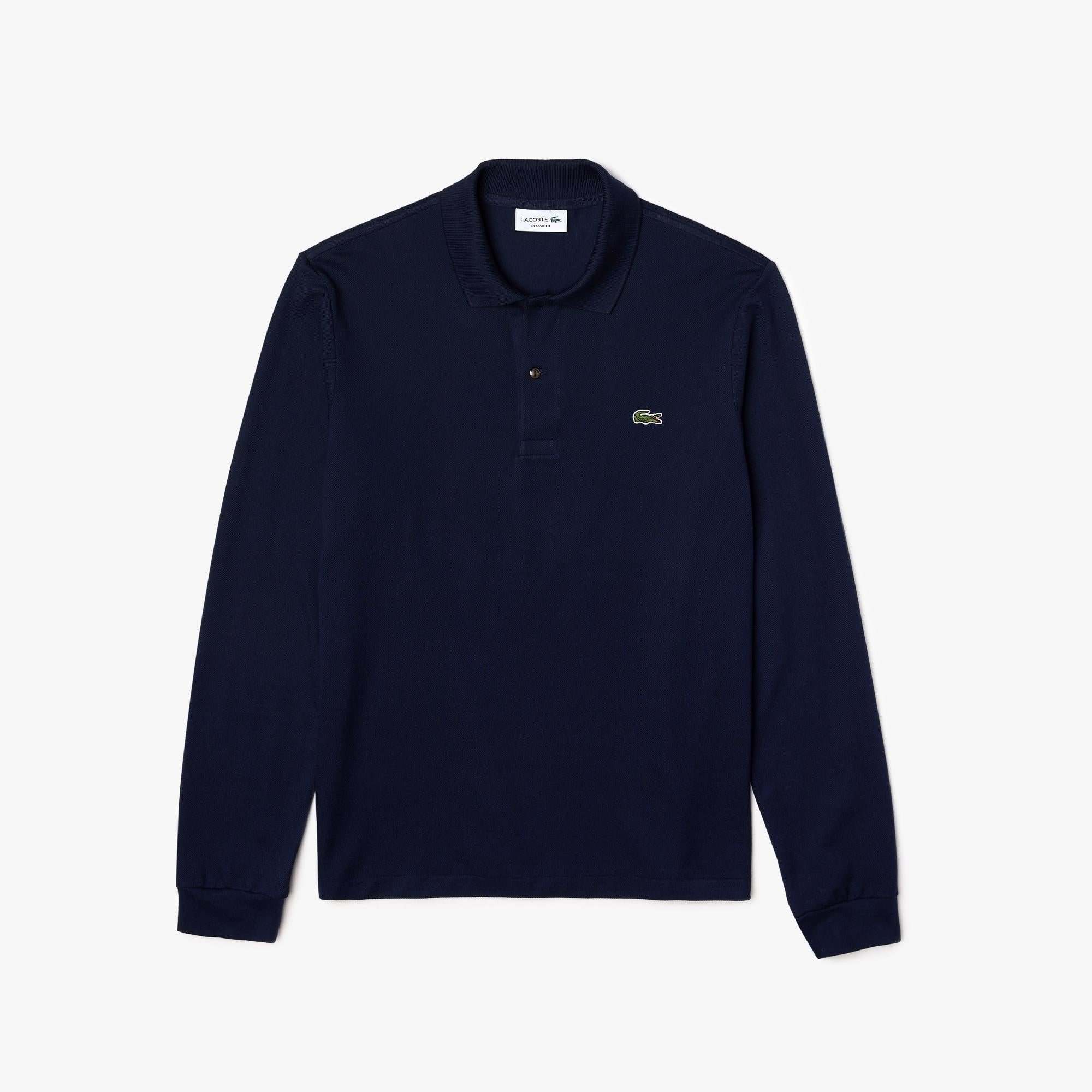 Polo in cotone a manica lunga L1312 166 LACOSTE