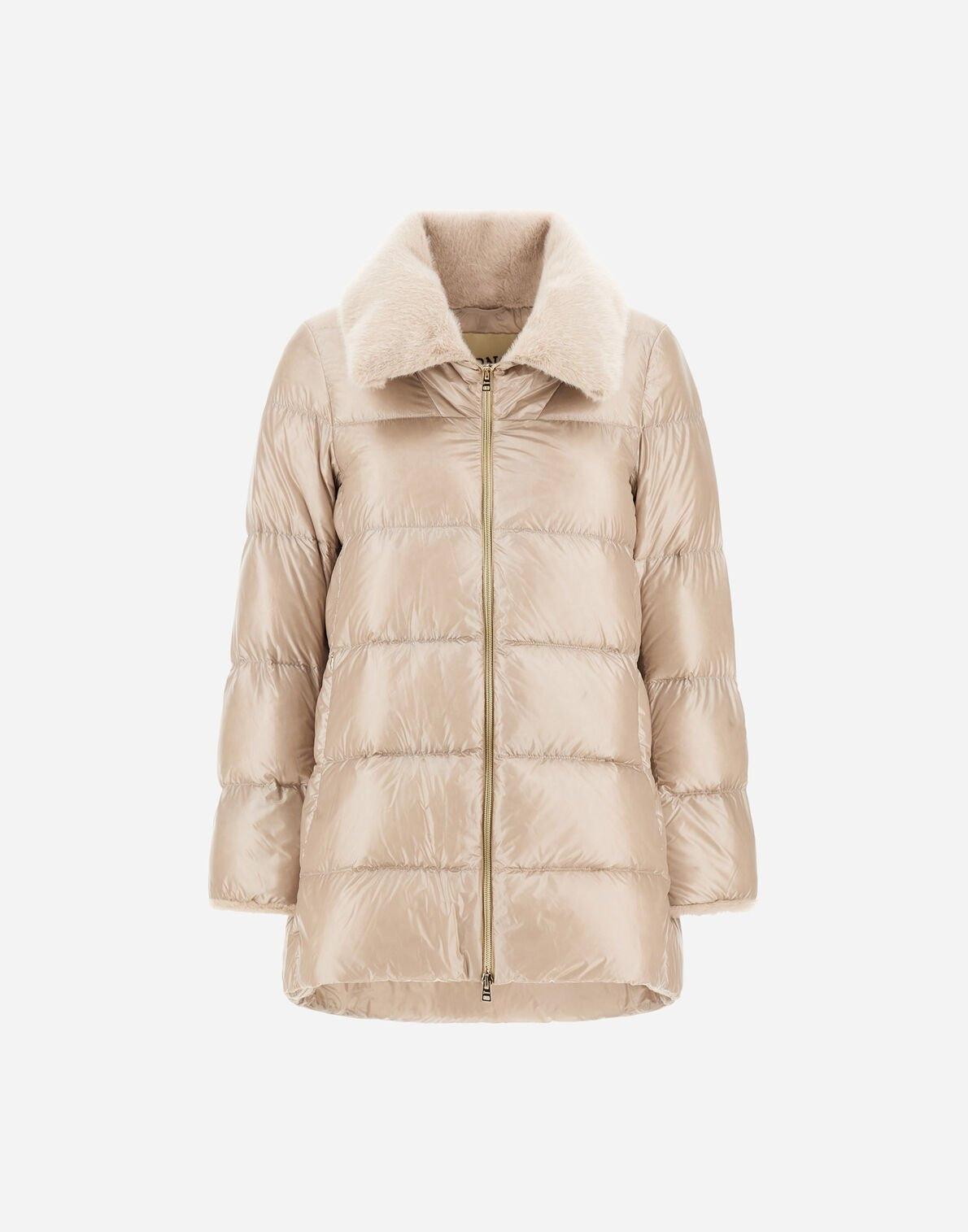 A-SHAPE IN NYLON ULTRALIGHT E LADY ALTERNATIVE FUR<BR/> PI002140D12017Z 1985 HERNO