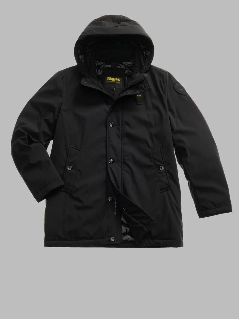 PARKA CON CAPPUCCIO REMOVIBILE CHESTER<BR/> BLUK03142 5480/999 BLAUER