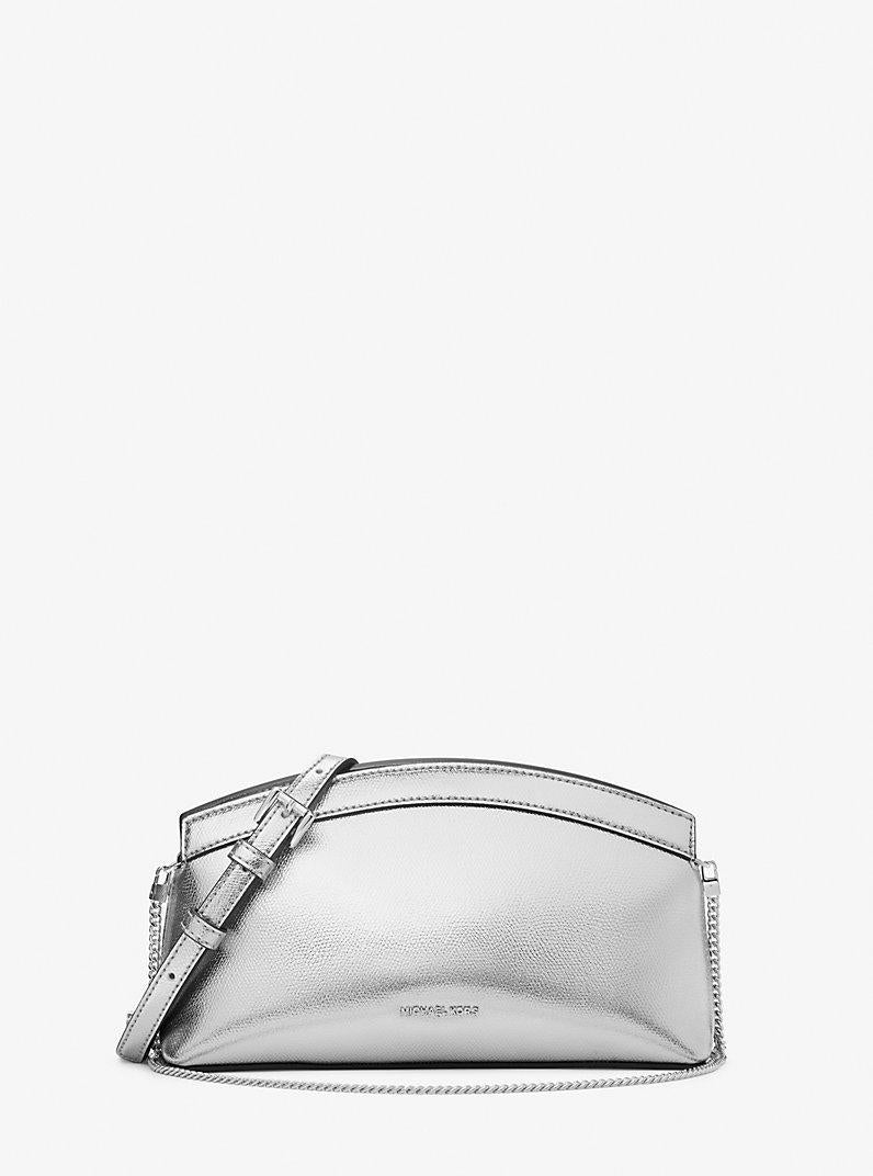 Clutch convertibile Athena piccola in pelle metallizzata 30S6S13C5M 040 MICHAEL KORS