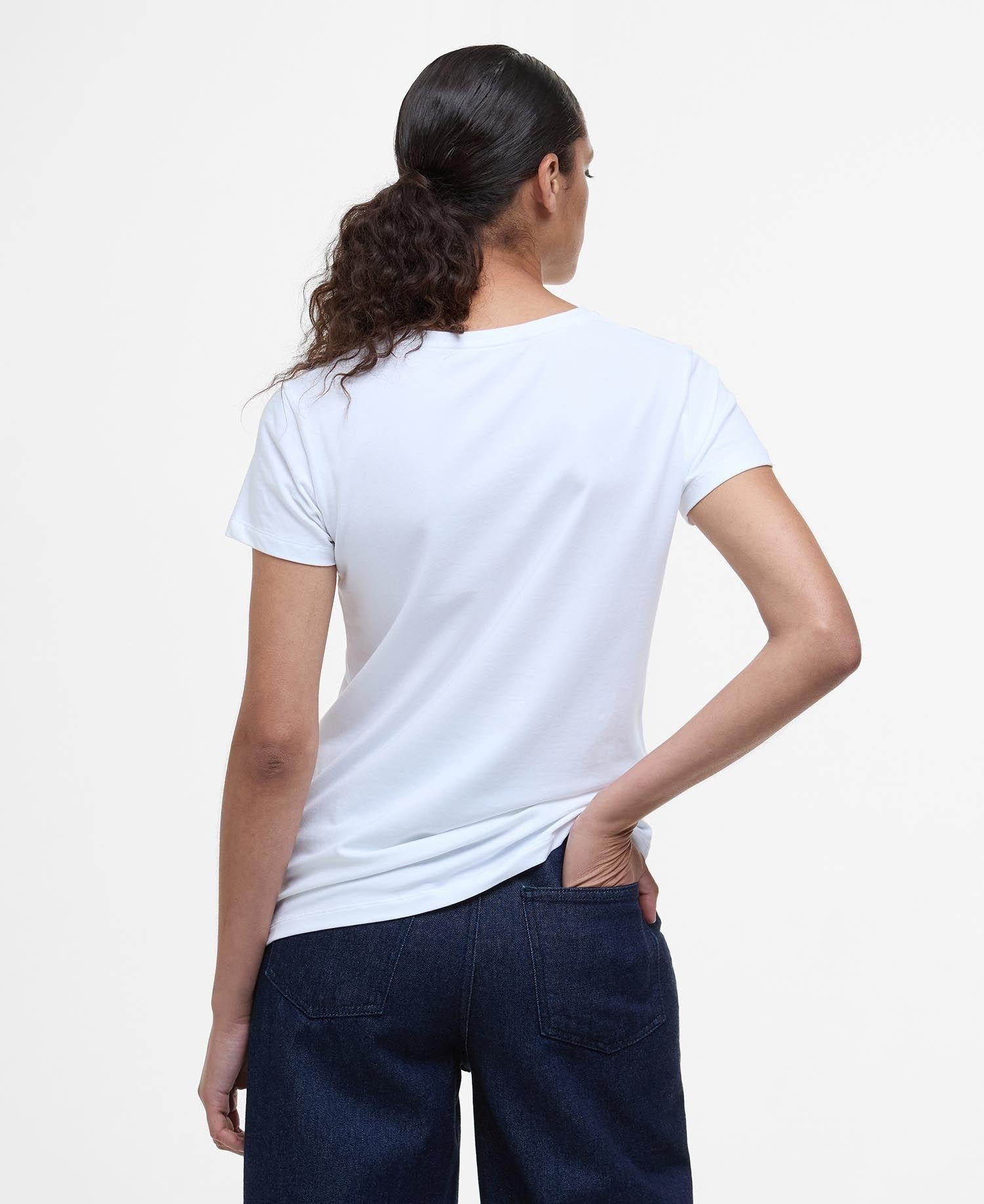 T-shirt donna con logo Saltford