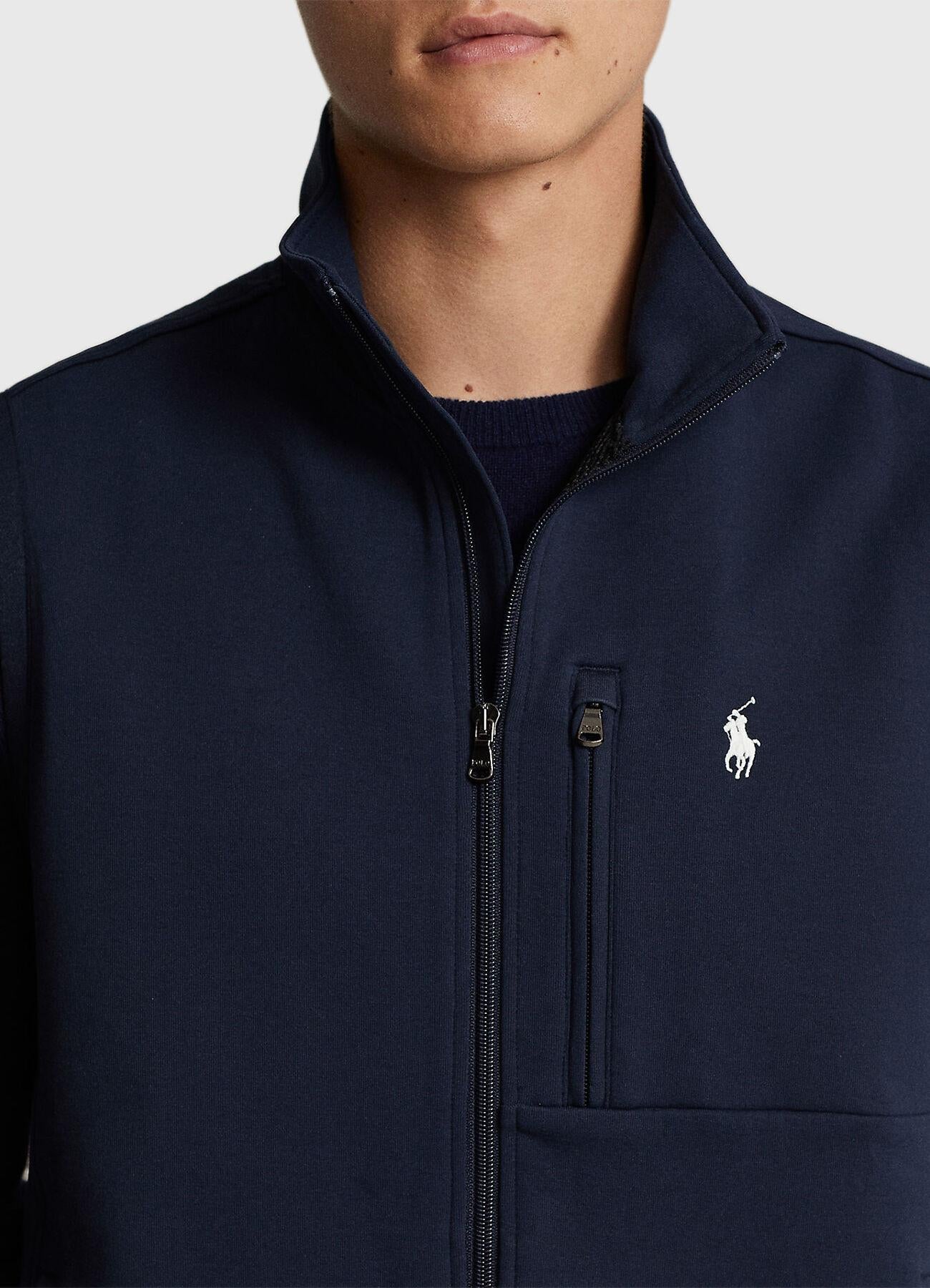 Gilet uomo in misto cotone sportivo