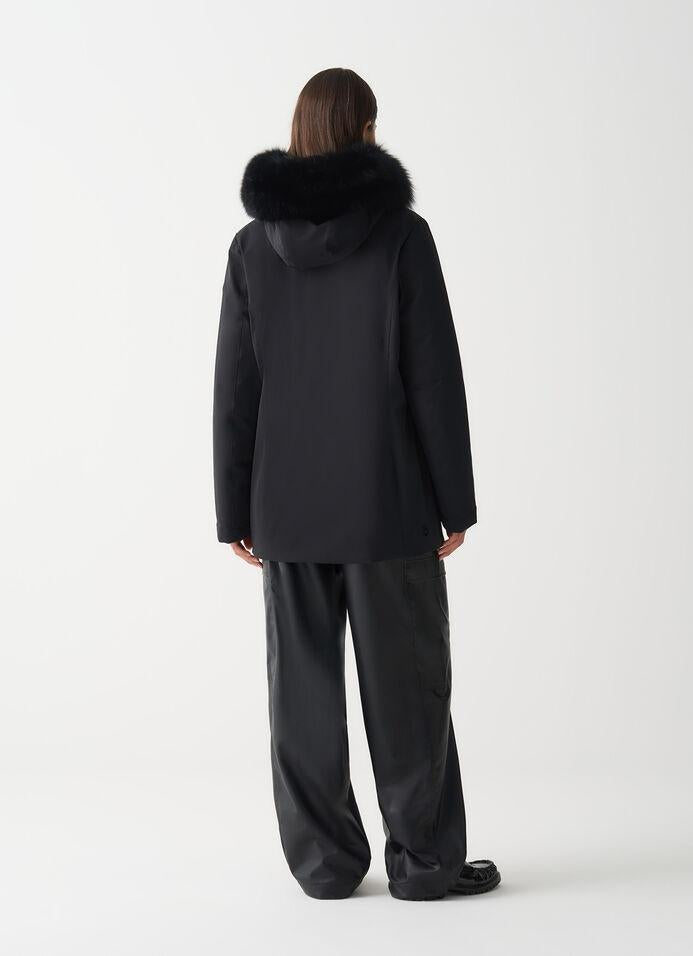 Piumino impermeabile con pelliccia<BR/> 2267E 99 COLMAR