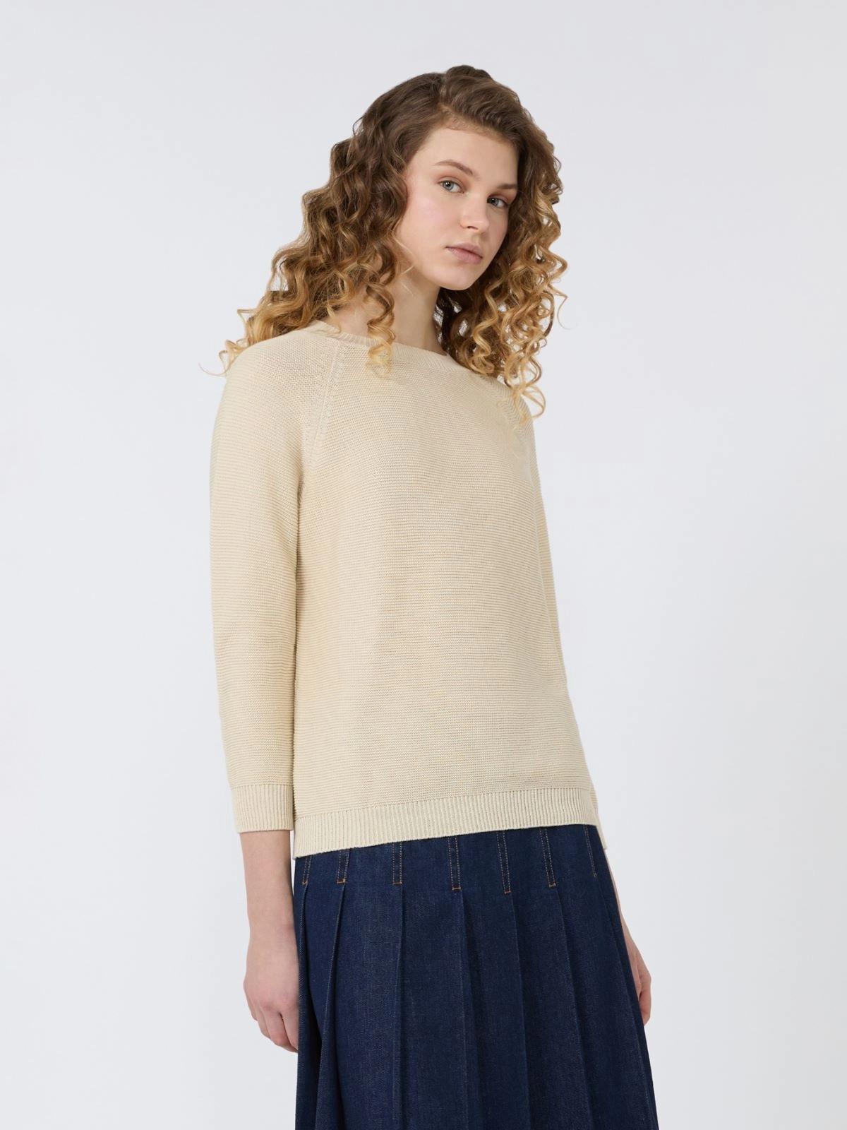 Maglia in cotone - ECRU<BR/> WKDAERE 001 WEEKEND