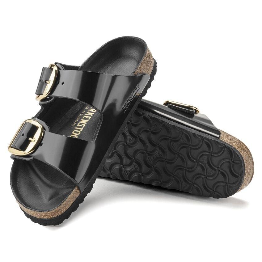 Ciabatta donna in pelle lucida Arizona