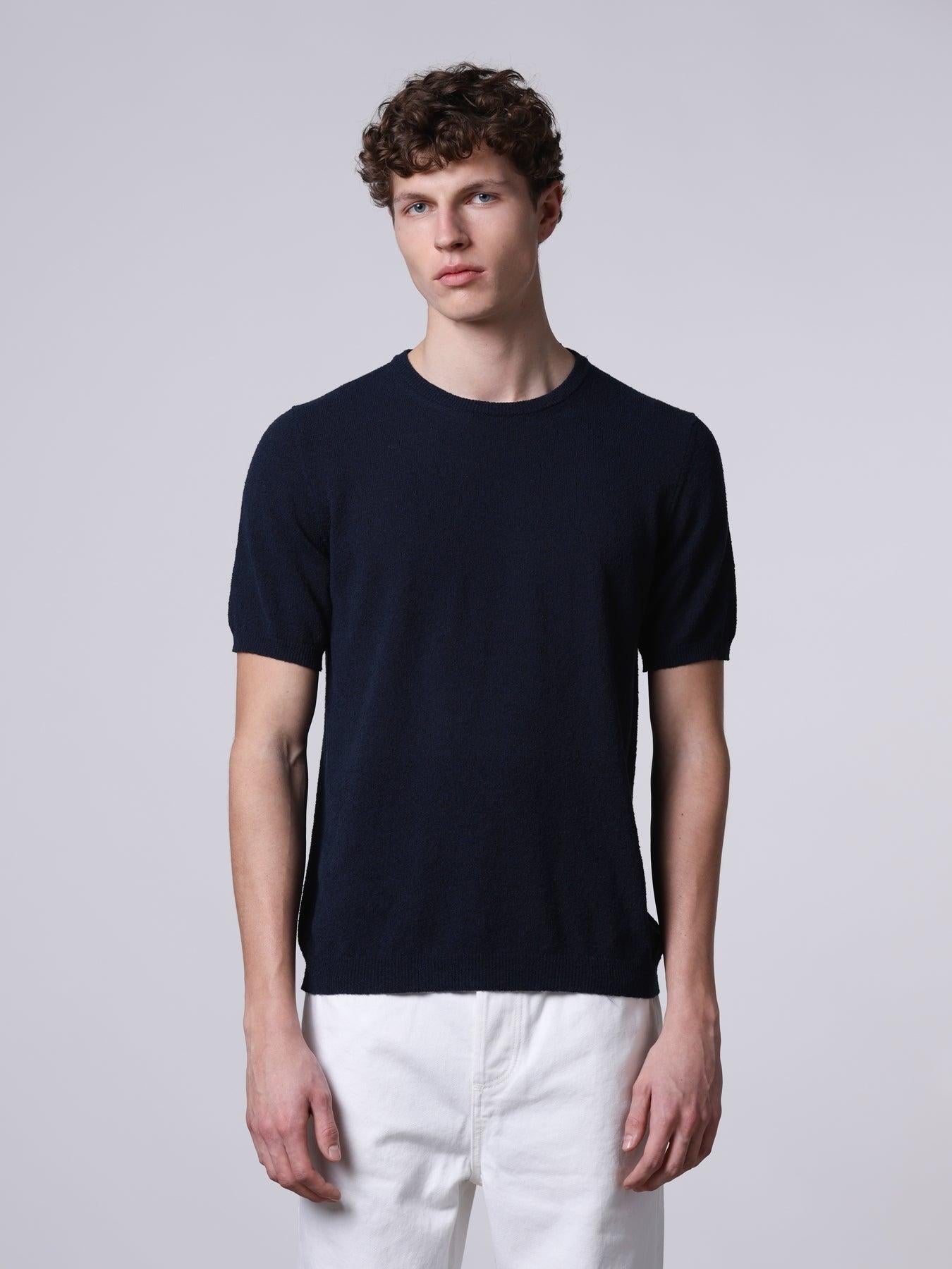 T-shirt effetto spugnetta 261MYA44021 10 ROBERTO COLLINA