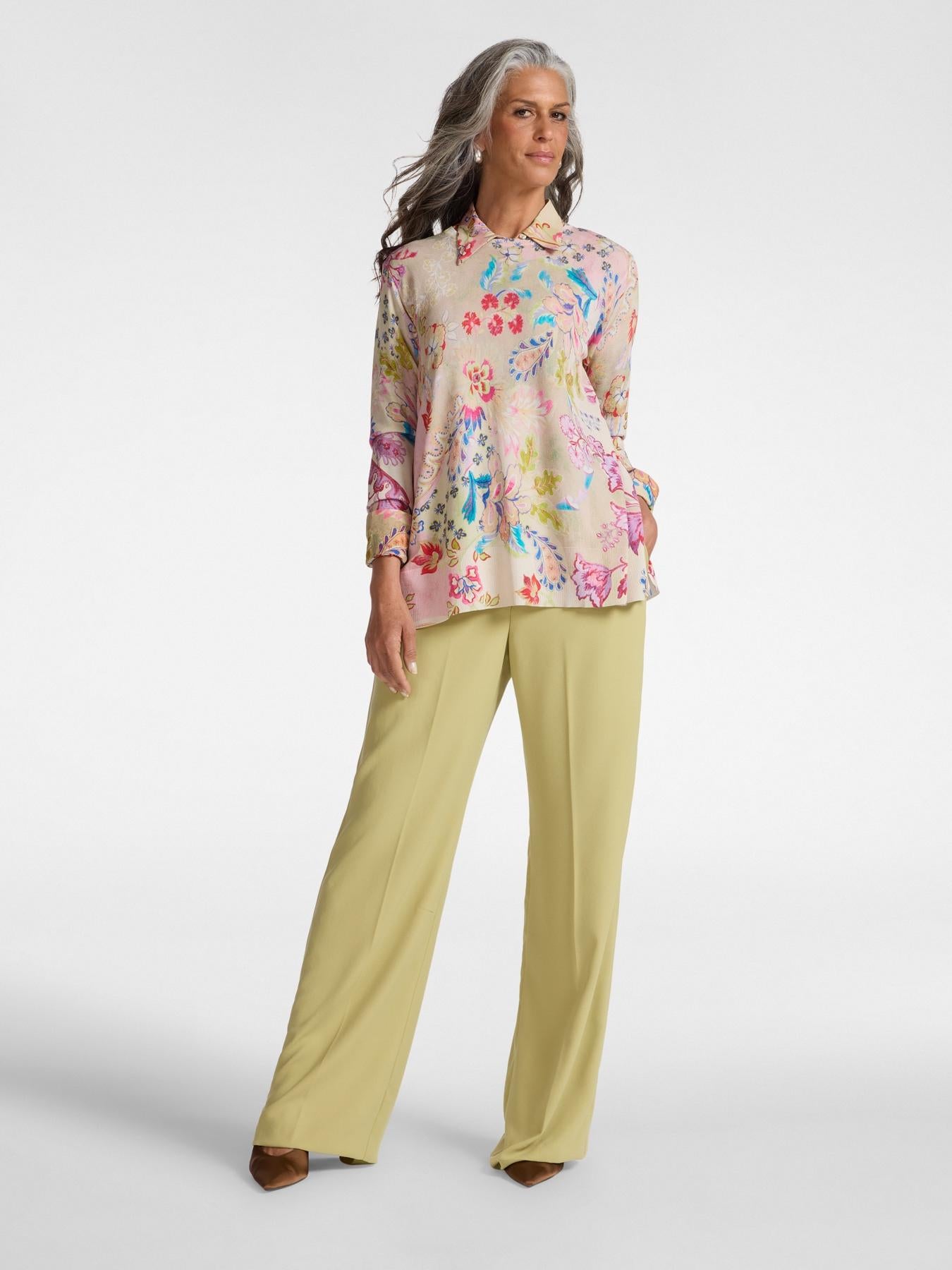 Maglia stampata misto viscosa<BR/> M604Z000745N S3 ELENA MIRO