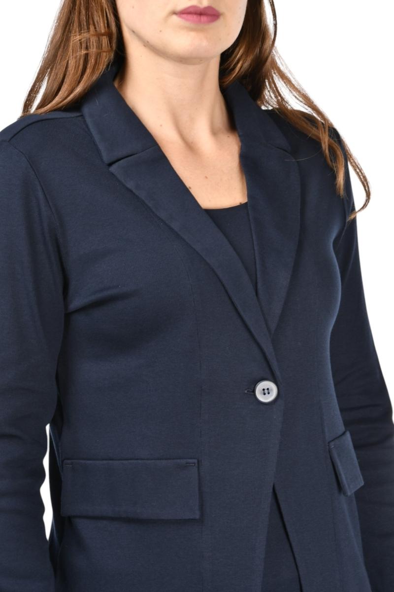 GIACCA DONNA JERSEY CON BOTTONE 6021580300 598 GRAN SASSO