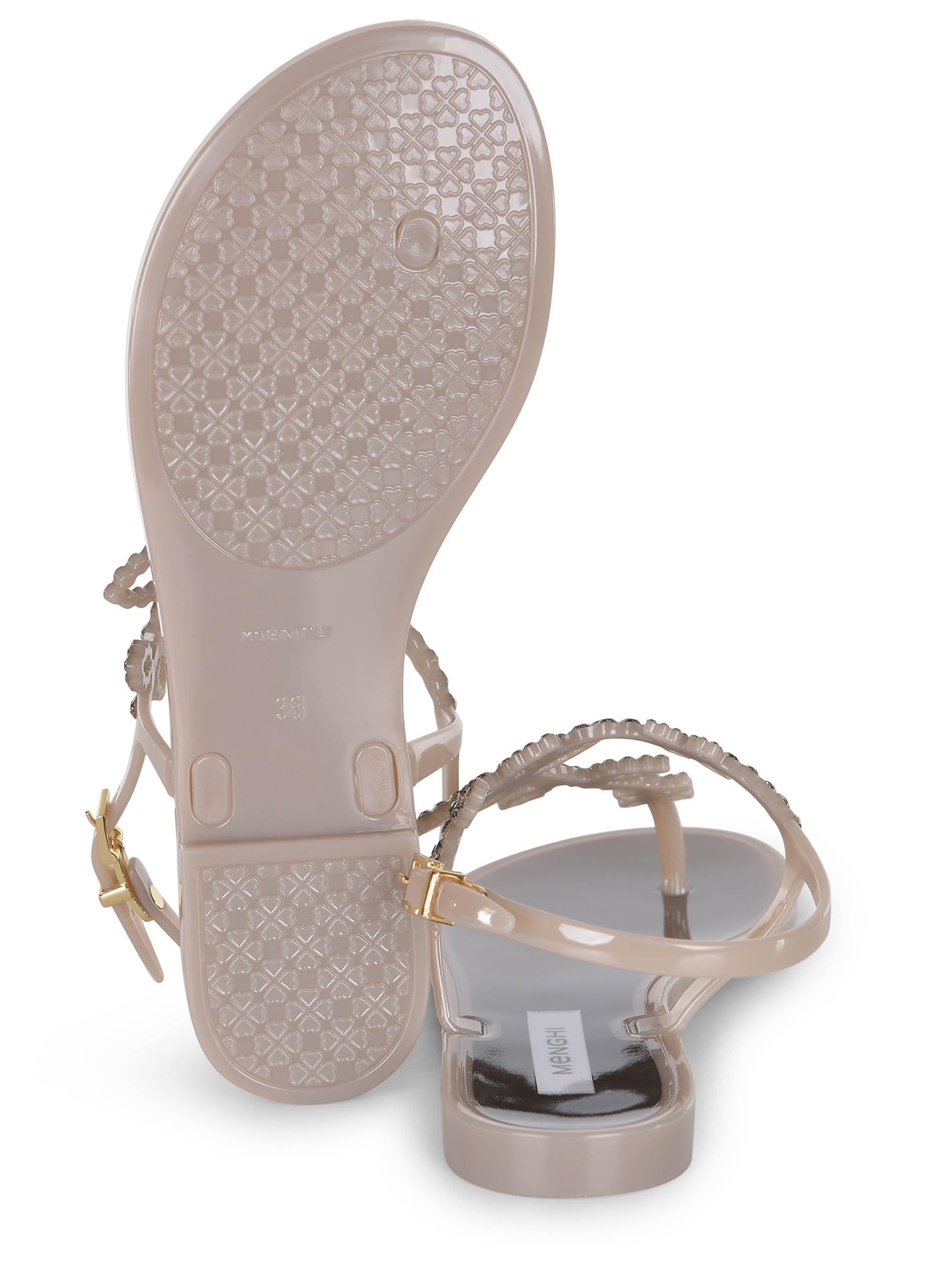 Sandalo donna in gomma con strass 110/SW CUMINOGEL MENGHI