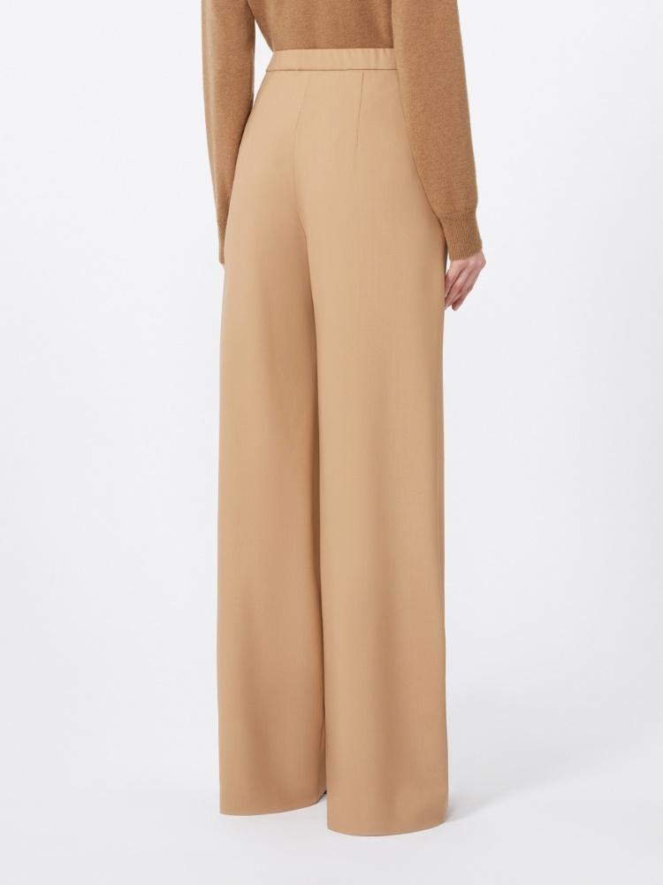Pantalone a coulisse in saglia di lana<BR/> DENARO 012 MAX MARA STUDIO