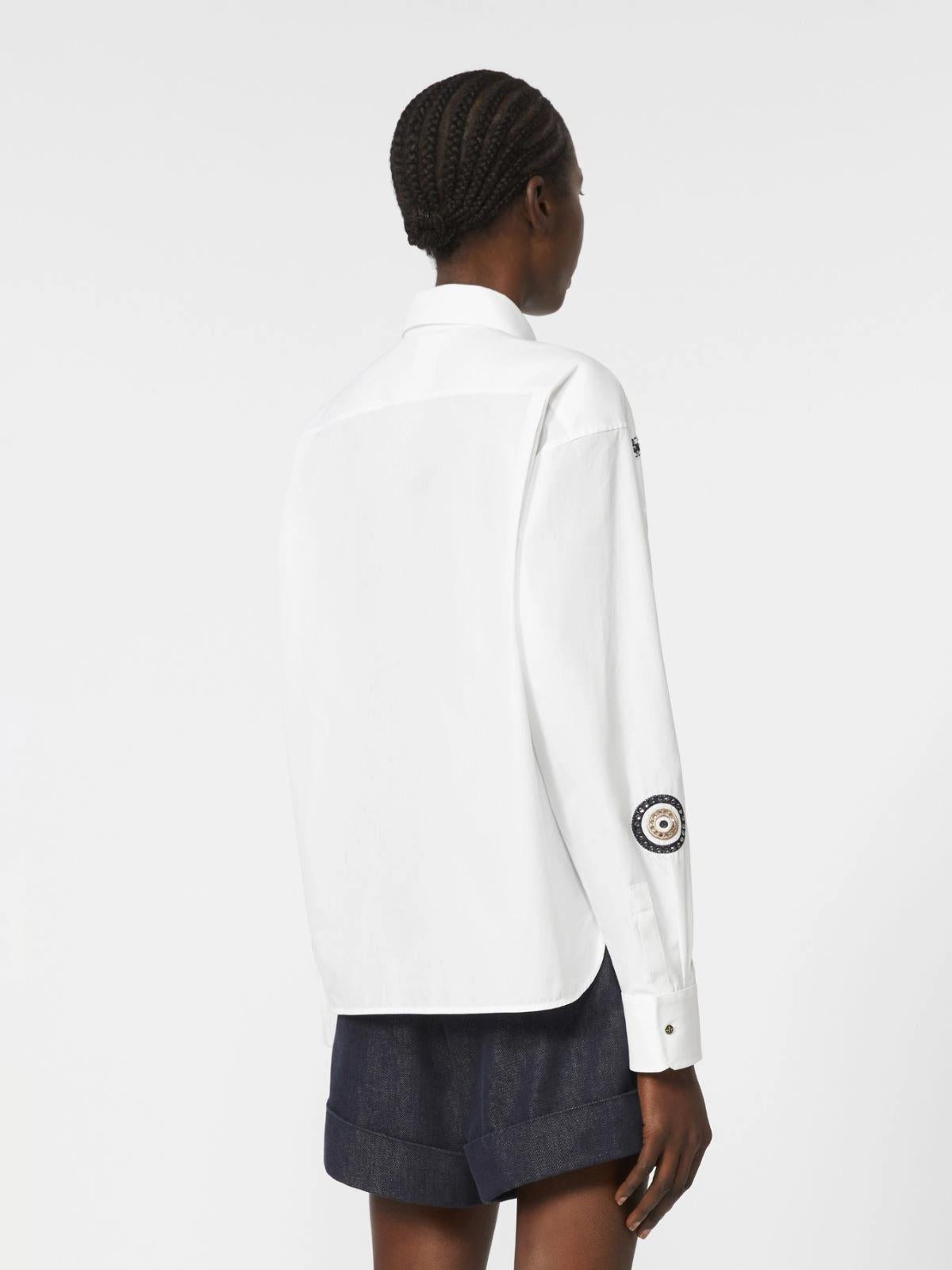 MXMSHOCK<BR/>Camicia in popeline ricamato MXMSHOCK 001 MAX MARA