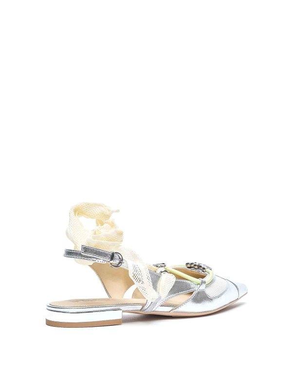 Ballerine slingback con lacci SD0547P049 ZZF PINKO