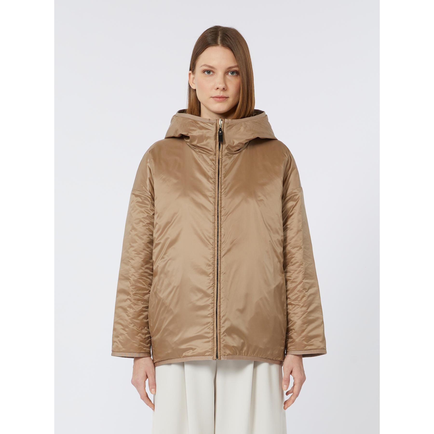 Giacca imbottita reversibile in tela antigoccia LEO 023 MAX MARA THE CUBE